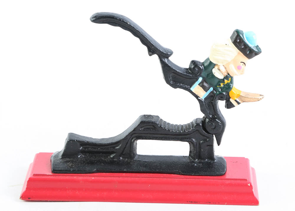 Vintage Cast Iron Soldier Nutcracker