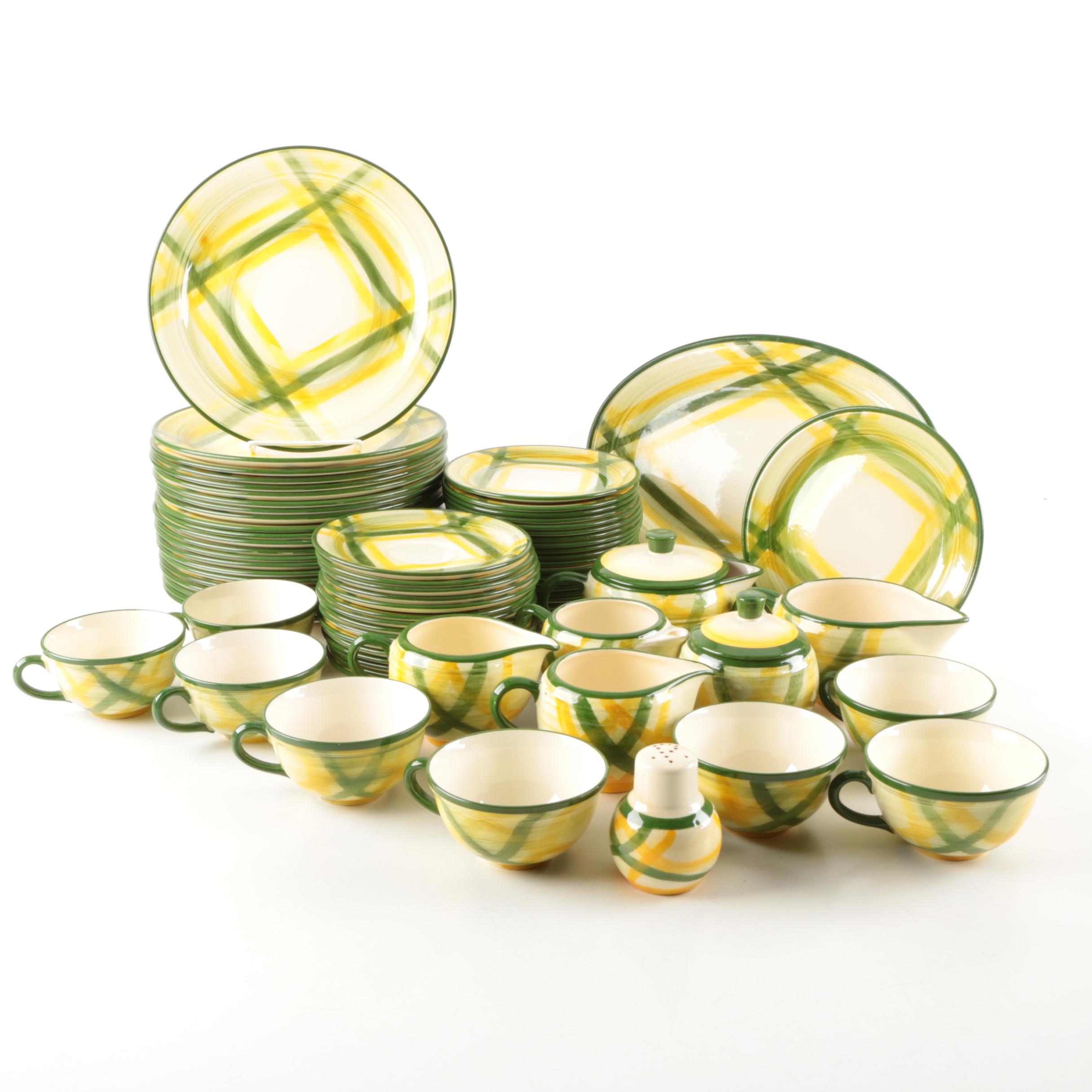 Vernonware "Gingham" Tableware