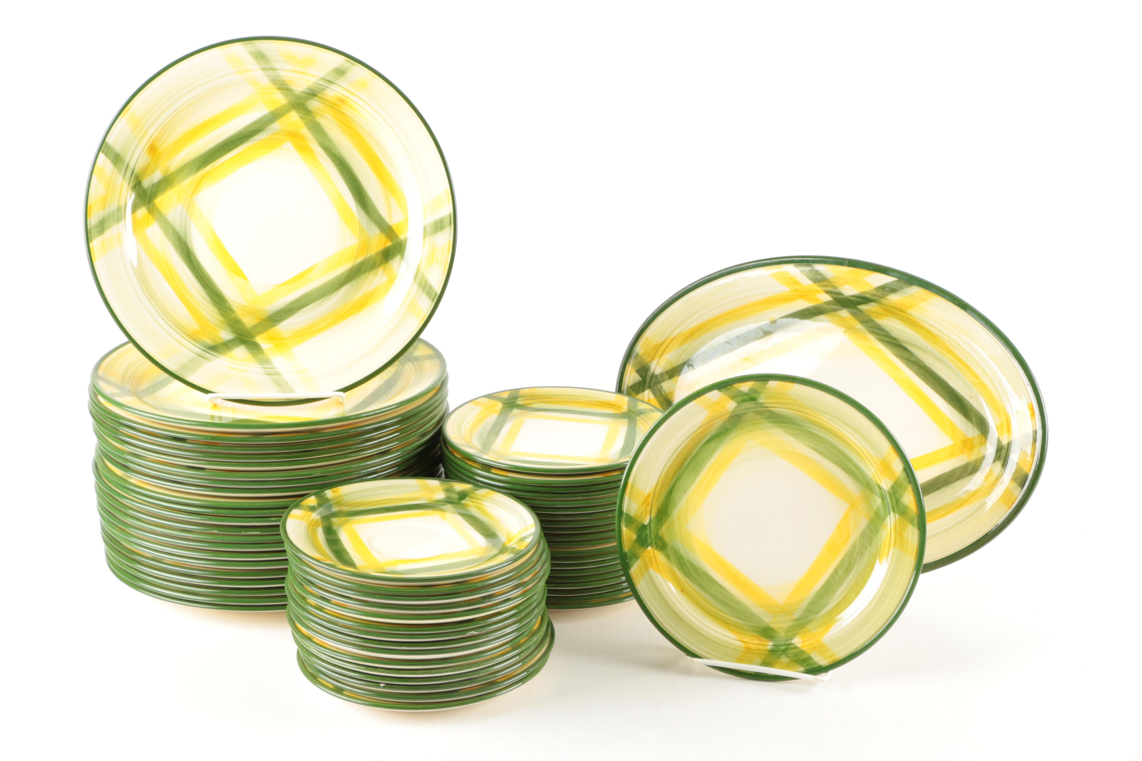 Vernonware "Gingham" Tableware