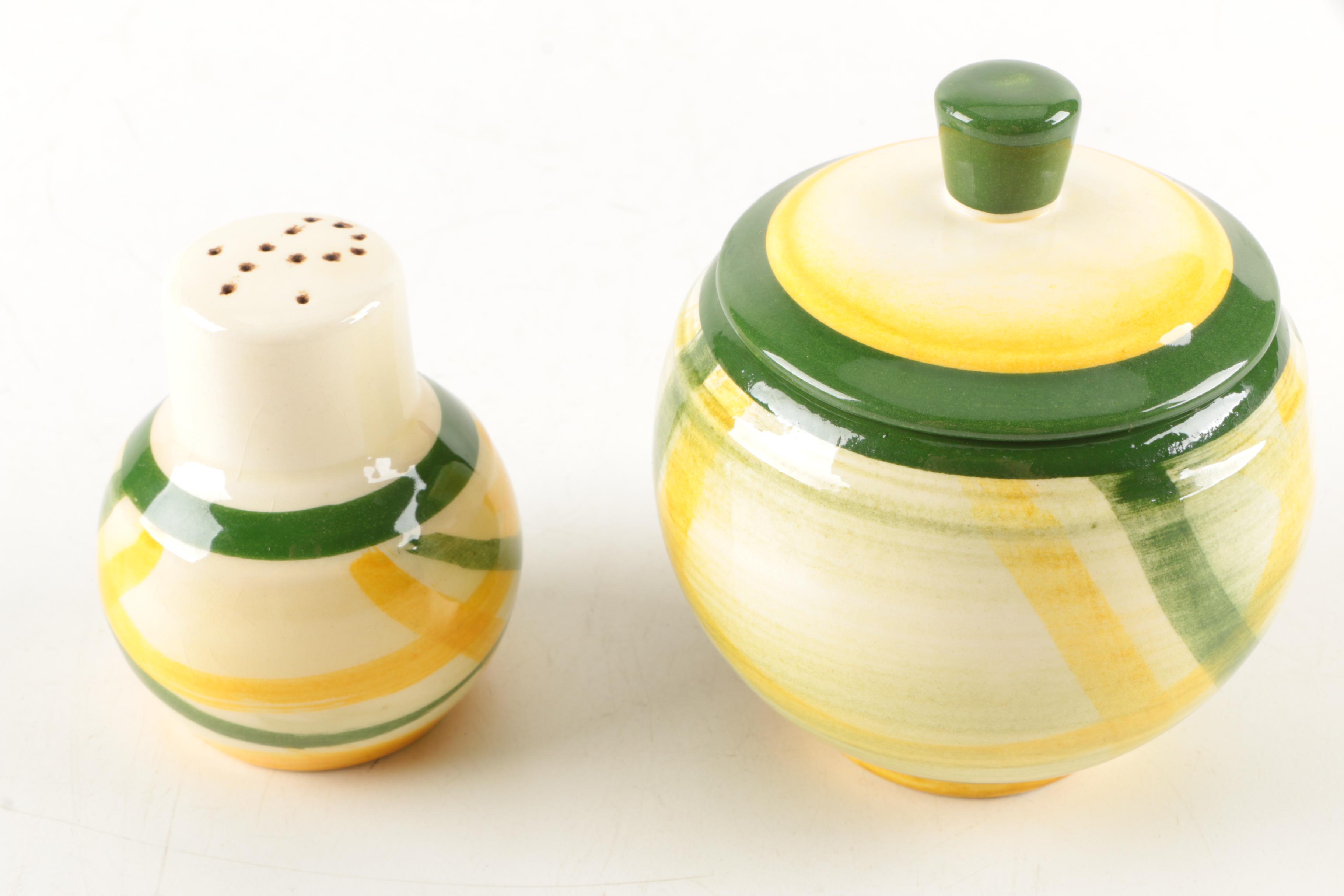 Vernonware "Gingham" Tableware