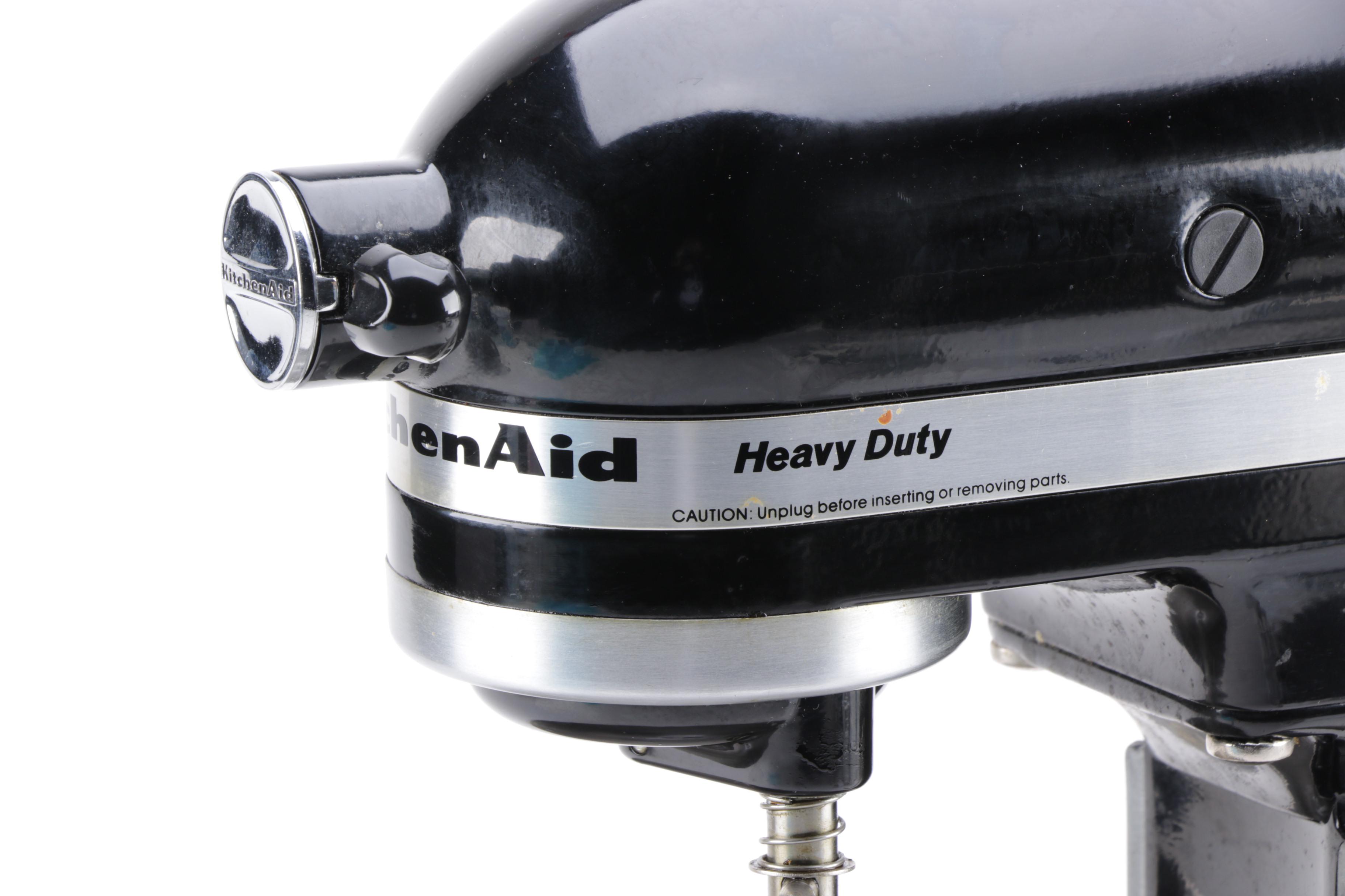 Black KitchenAid Heavy Duty Five Quart Mixer Model K5SS