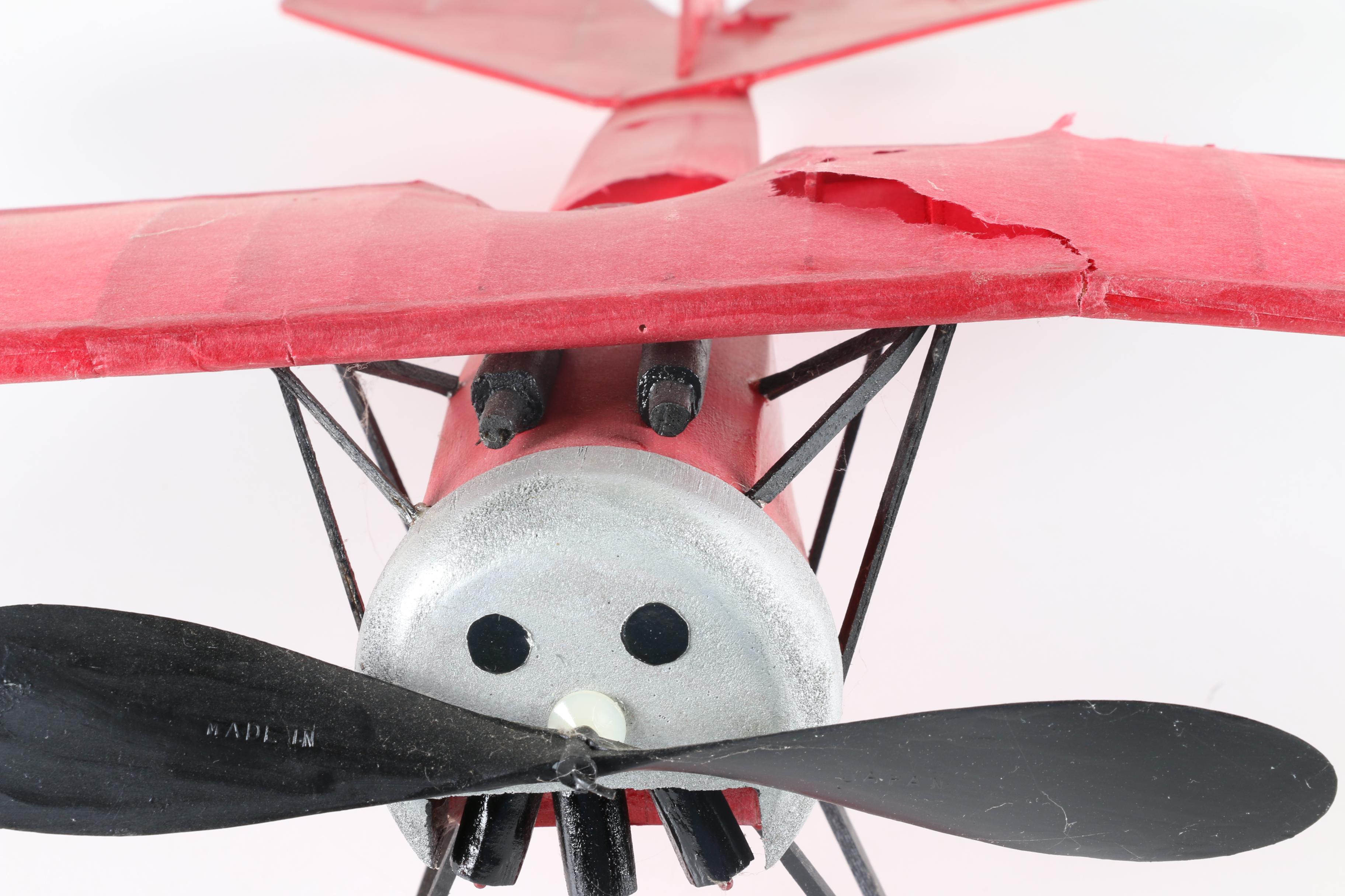 Three "Red Baron" Bi-Planes