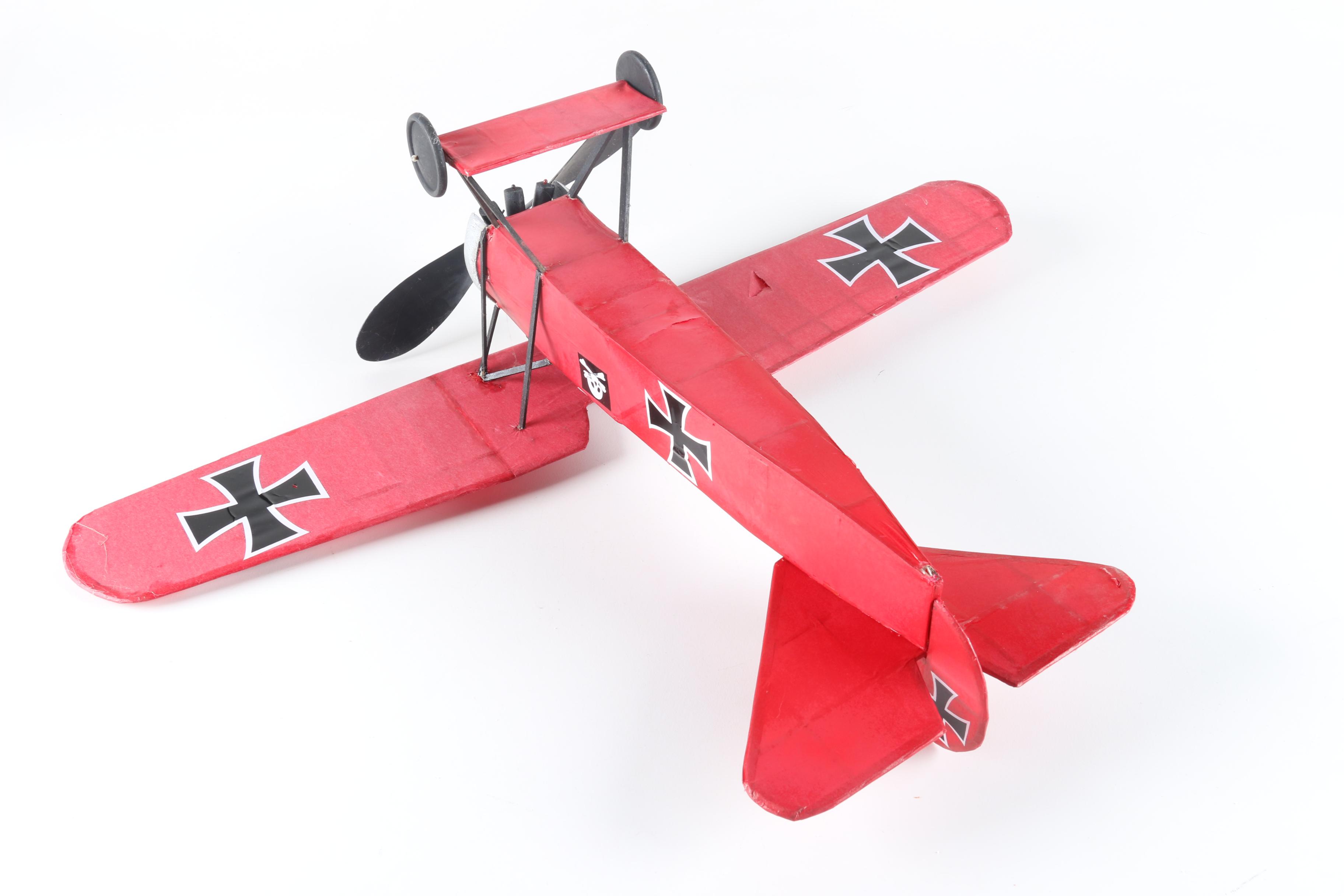Three "Red Baron" Bi-Planes