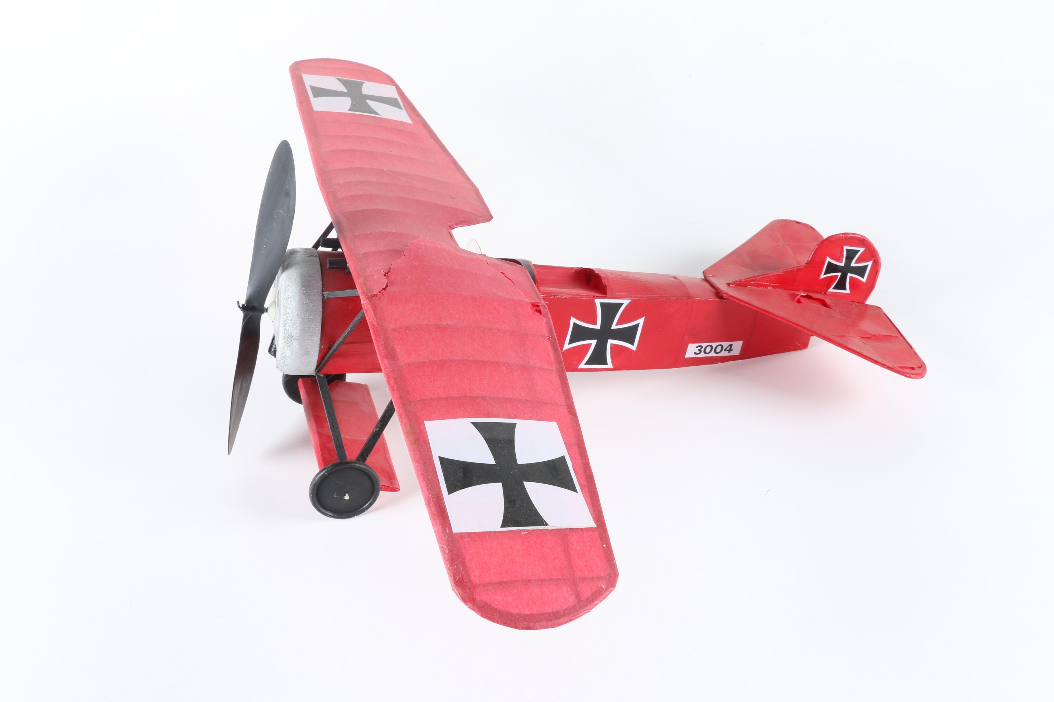 Three "Red Baron" Bi-Planes