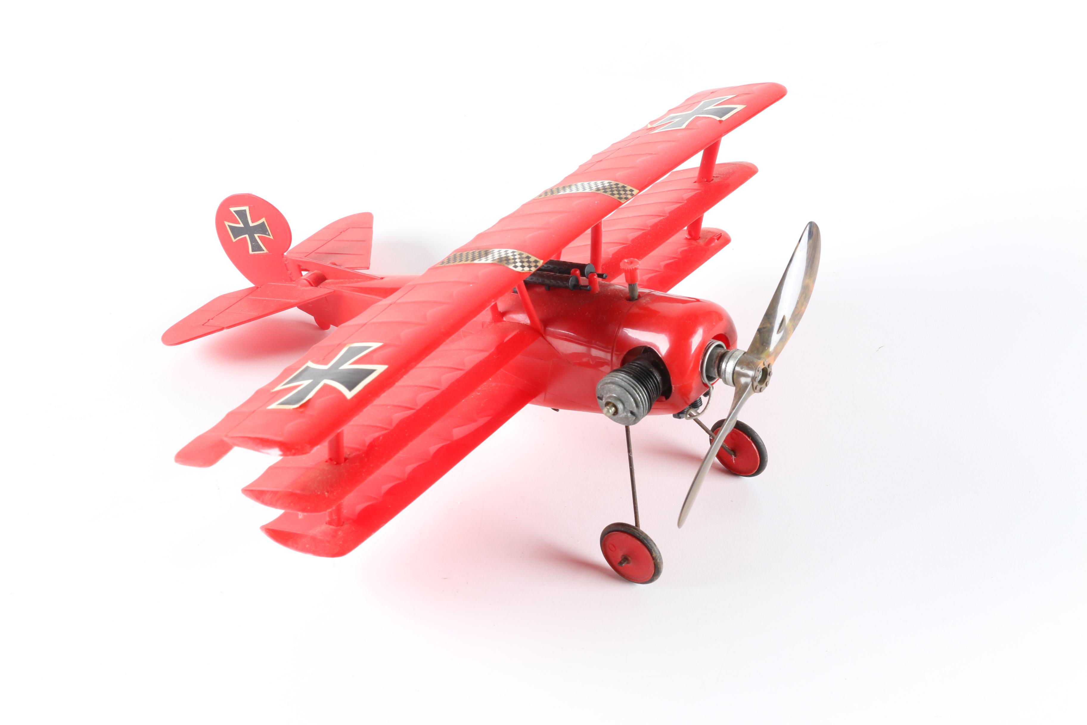 Three "Red Baron" Bi-Planes