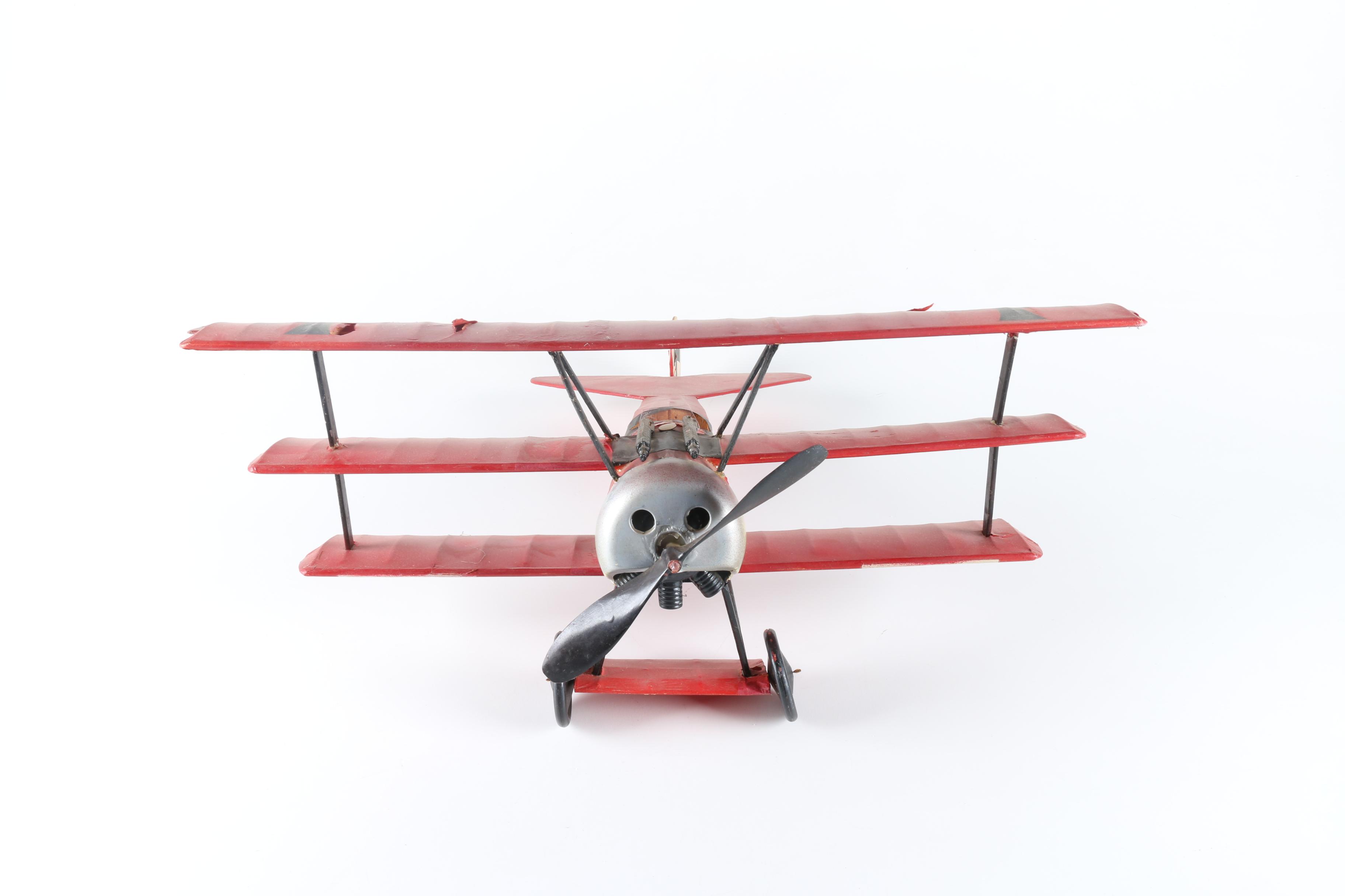 Three "Red Baron" Bi-Planes