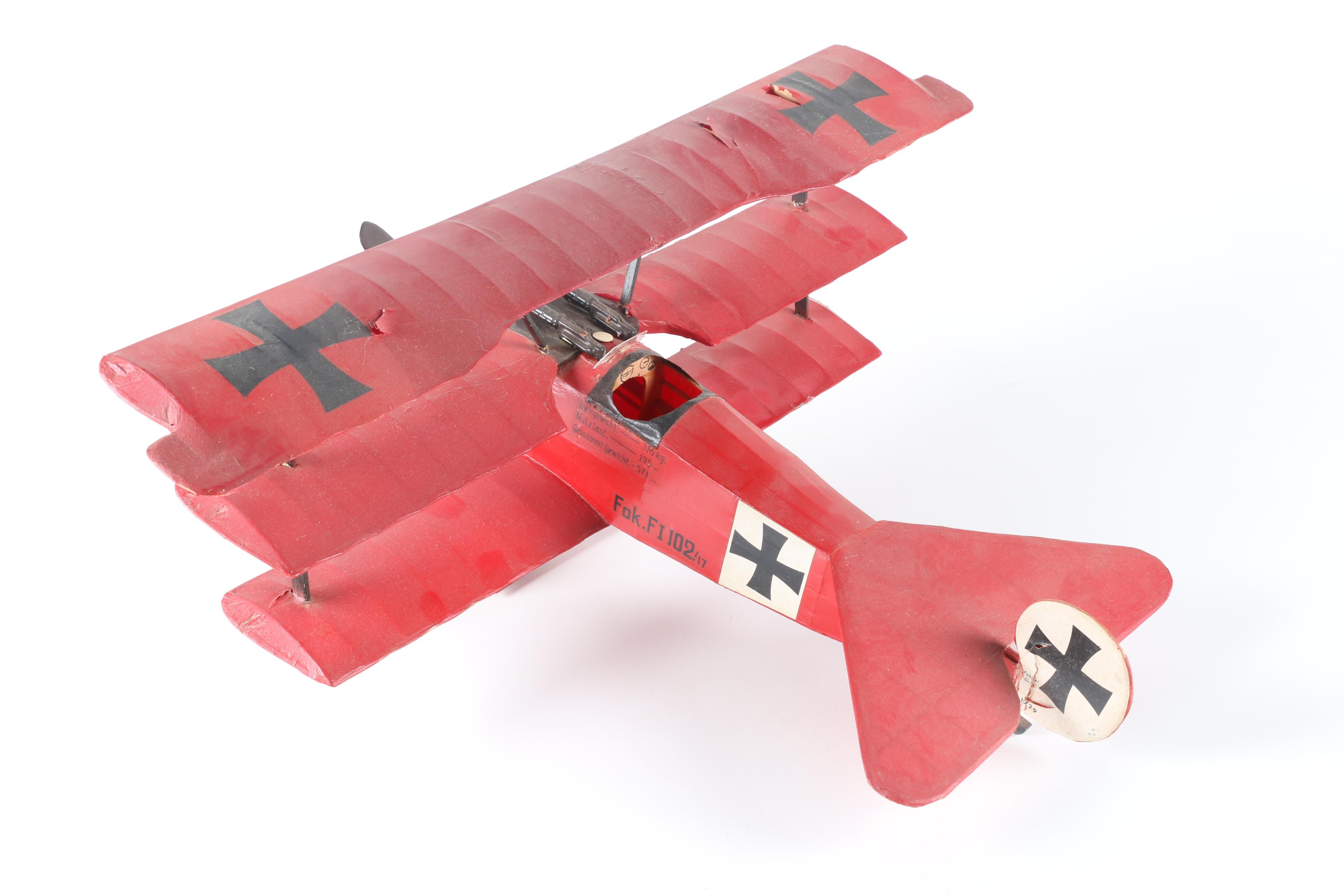 Three "Red Baron" Bi-Planes