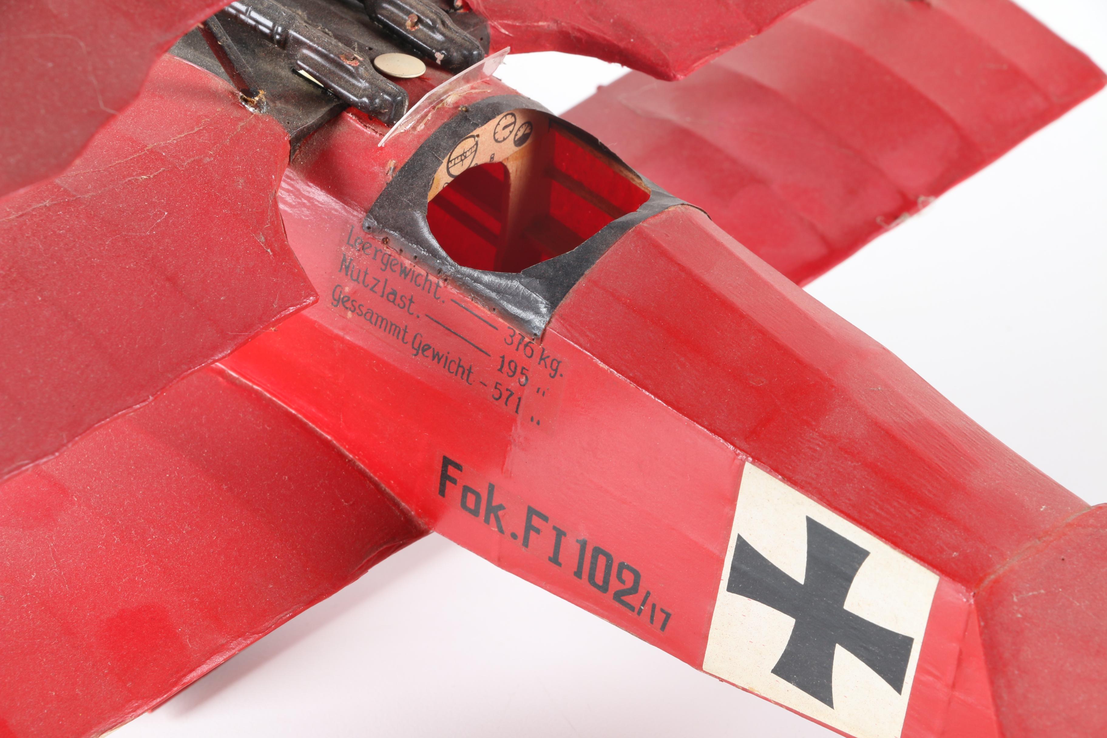 Three "Red Baron" Bi-Planes