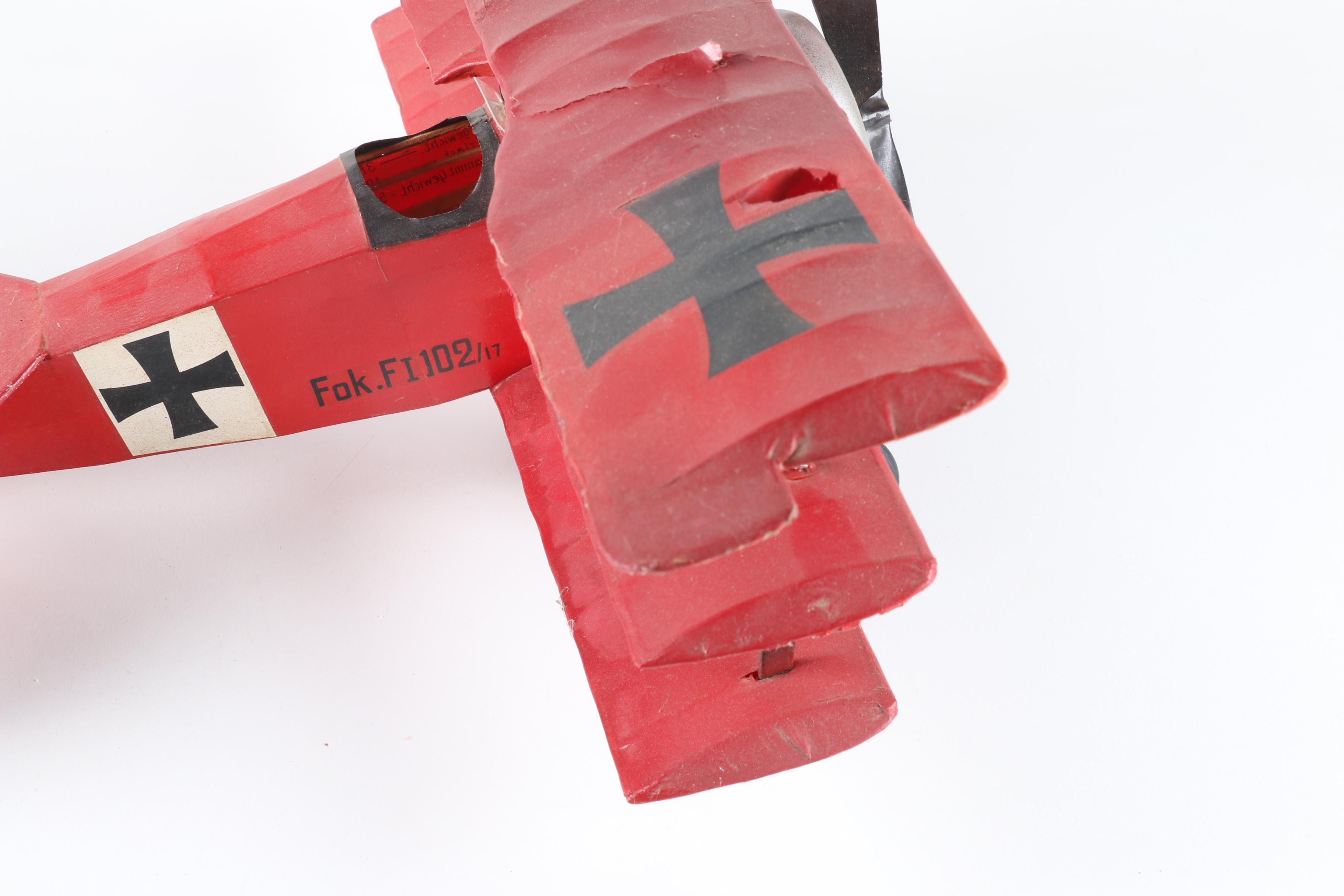 Three "Red Baron" Bi-Planes