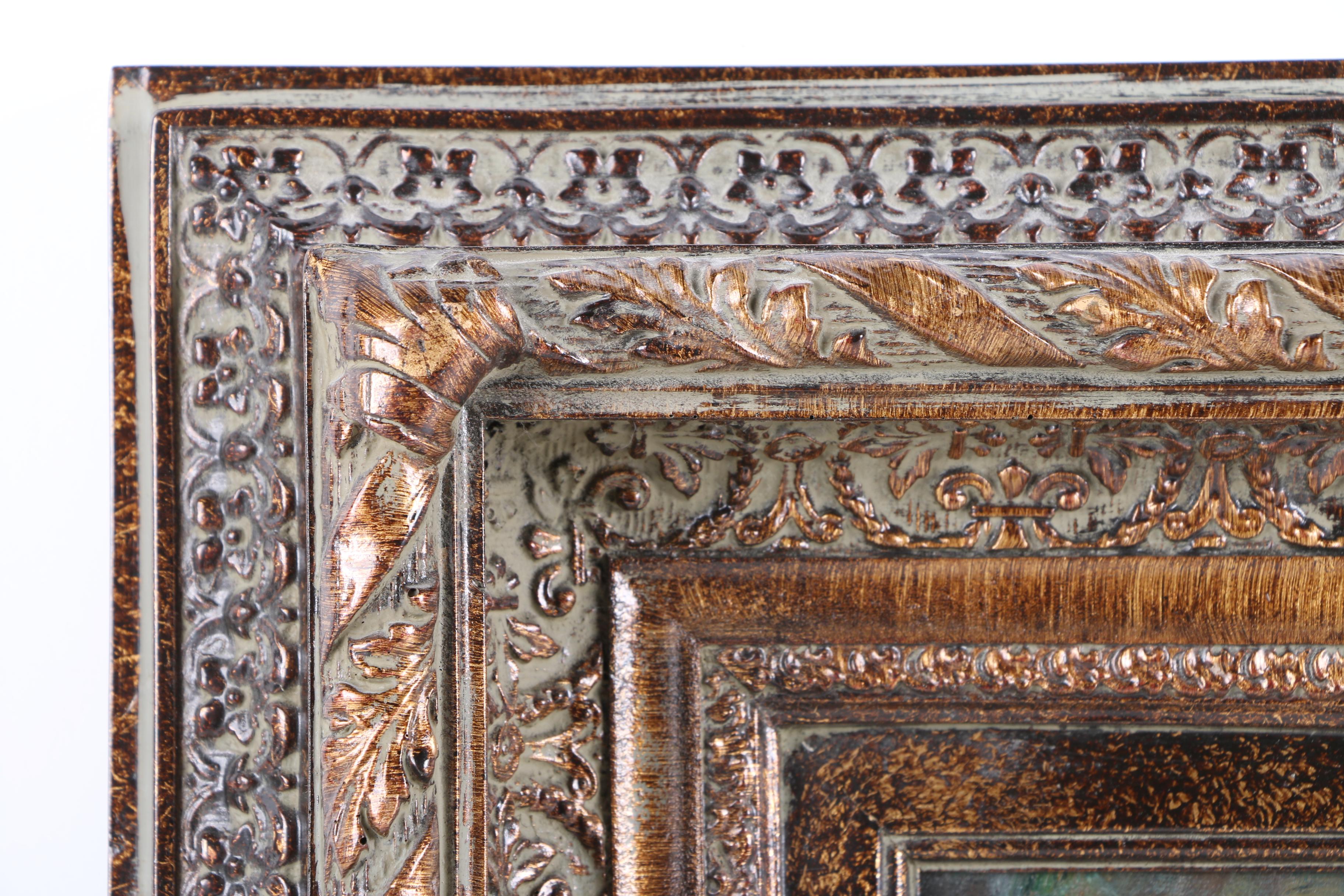 W. Adams Oil Painting on Canvas of Still Life