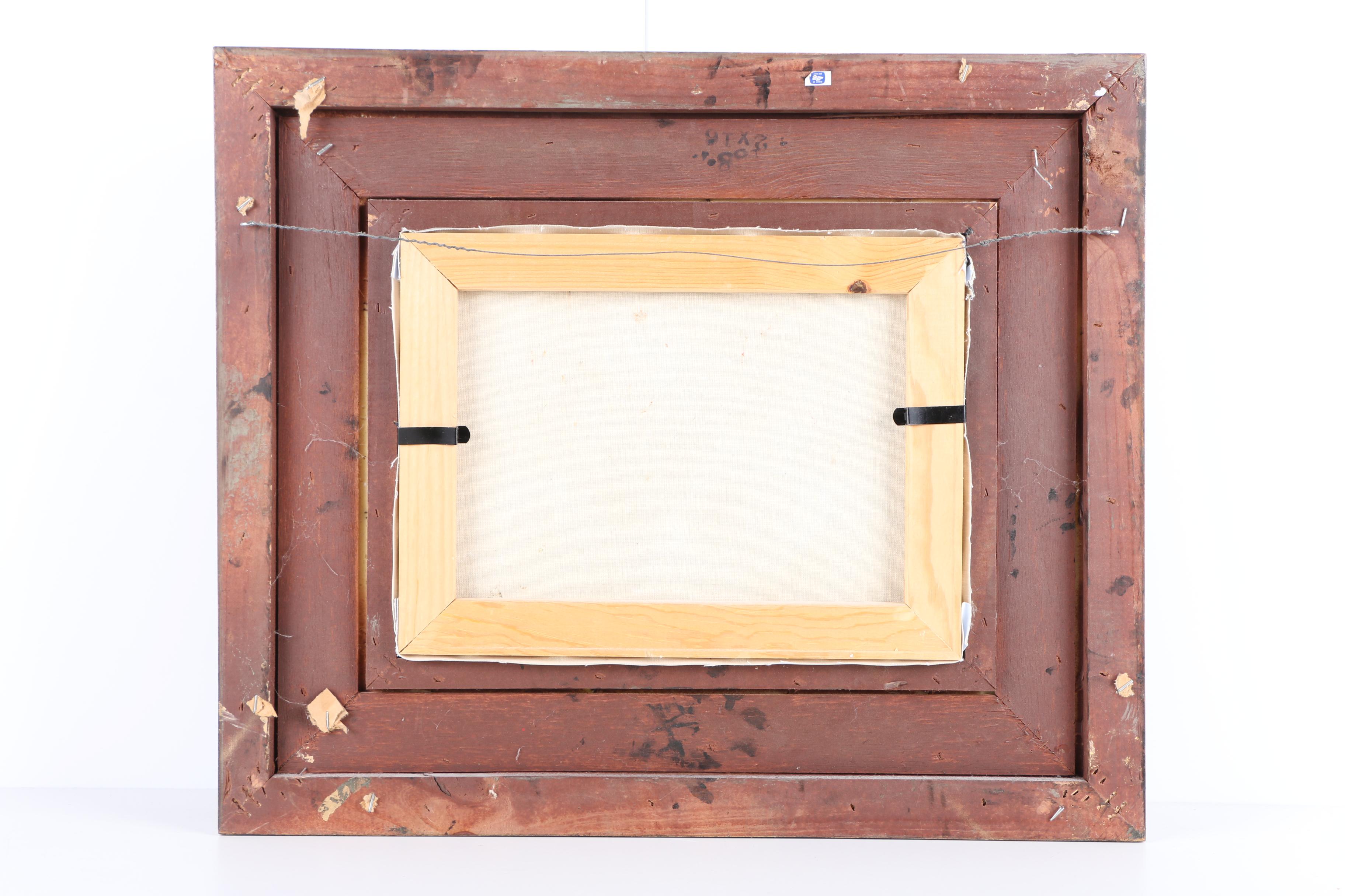 W. Adams Oil Painting on Canvas of Still Life