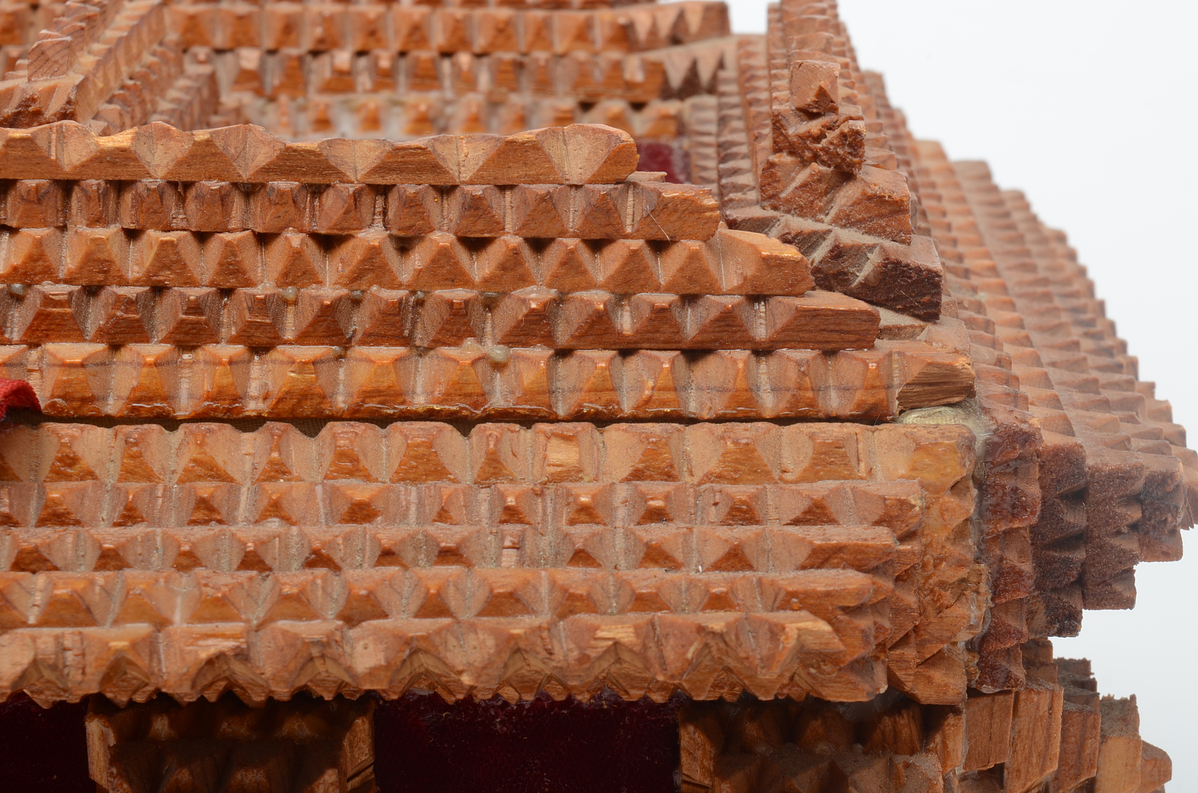 Vintage Handmade Tramp Art Box