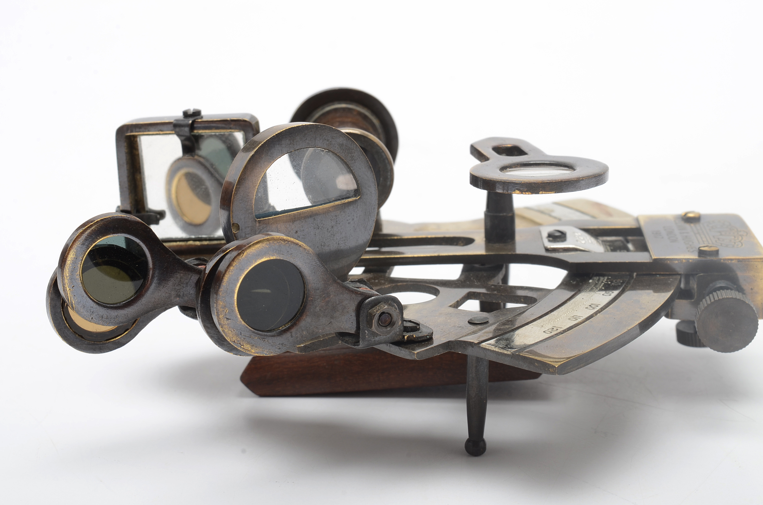 Antique Kelvin & Hughes Sextant in Walnut Box