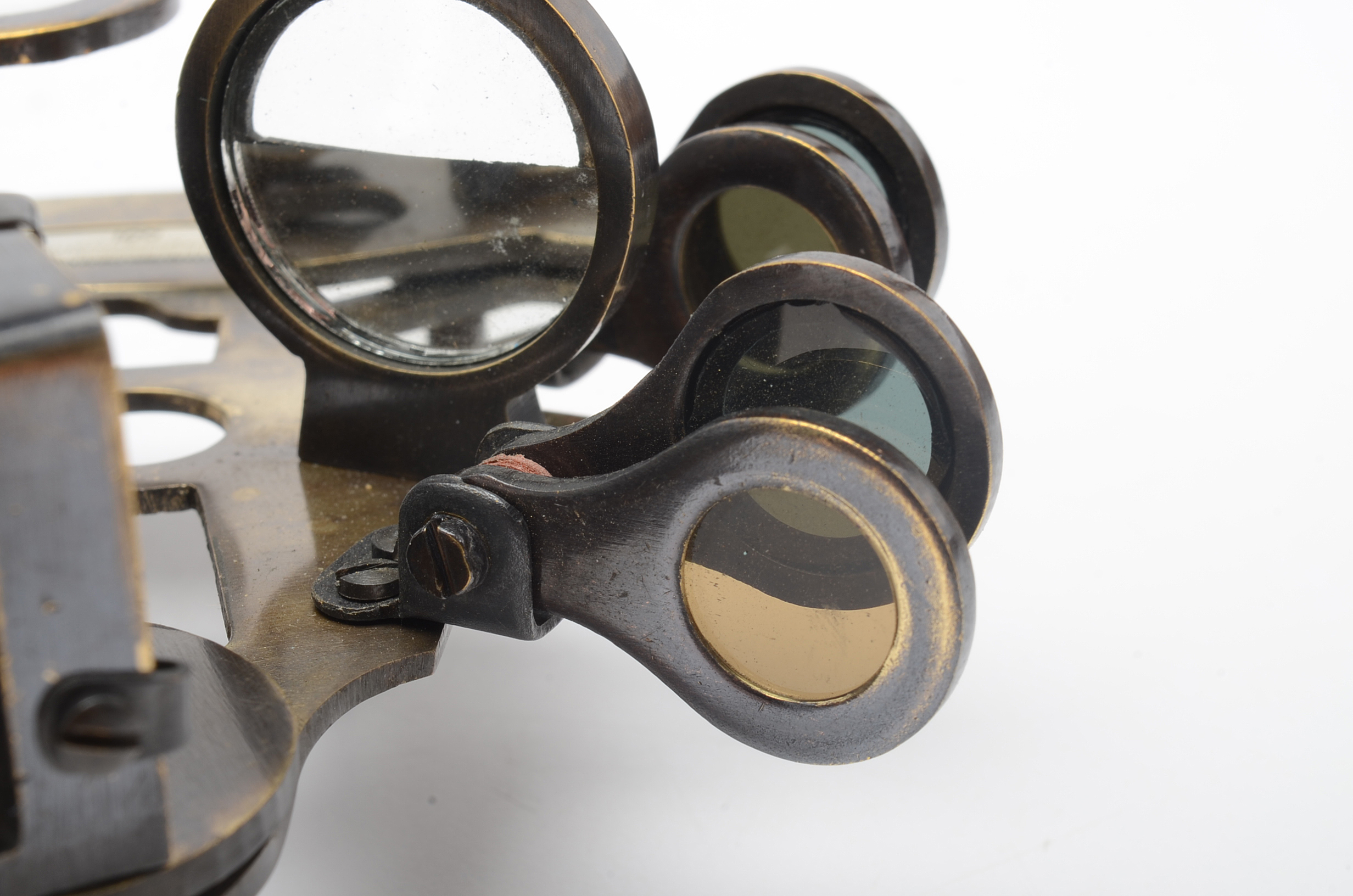 Antique Kelvin & Hughes Sextant in Walnut Box