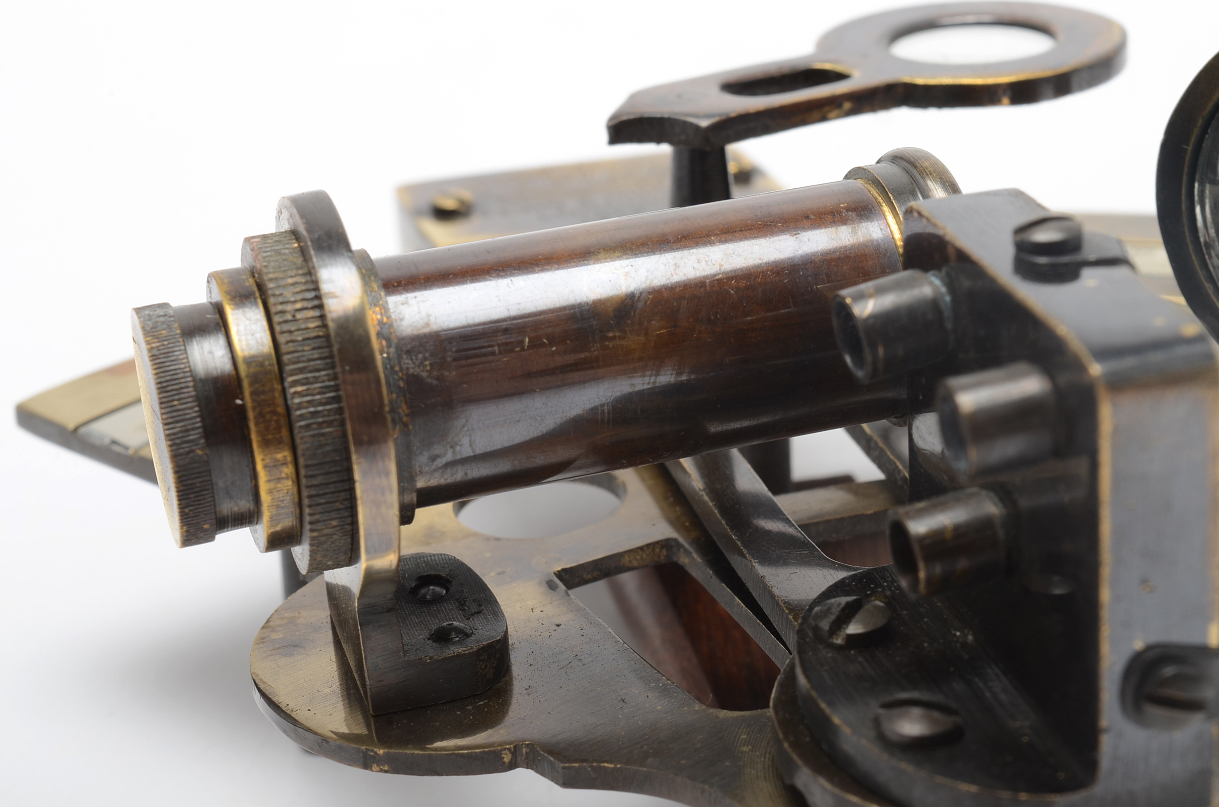 Antique Kelvin & Hughes Sextant in Walnut Box