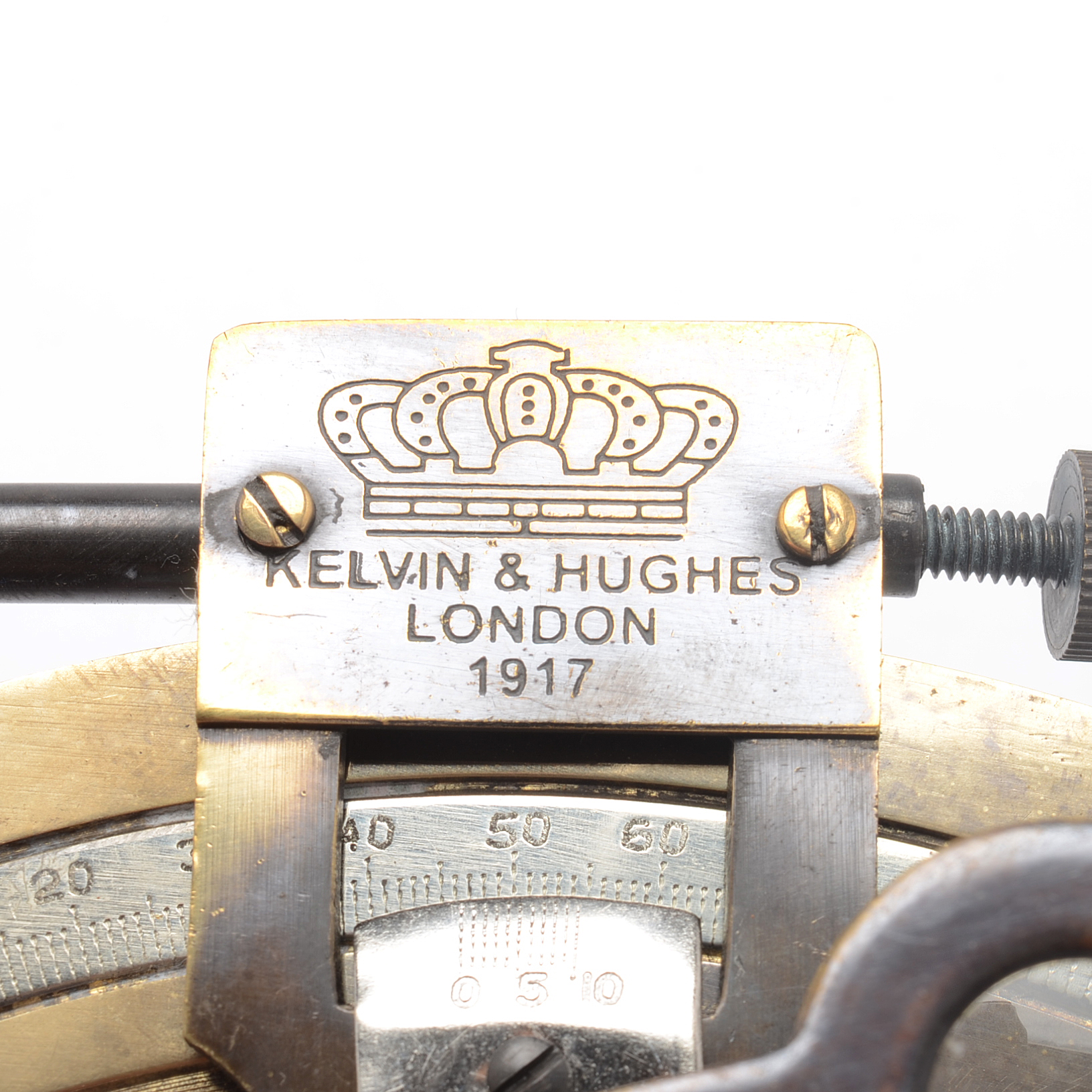 Antique Kelvin & Hughes Sextant in Walnut Box