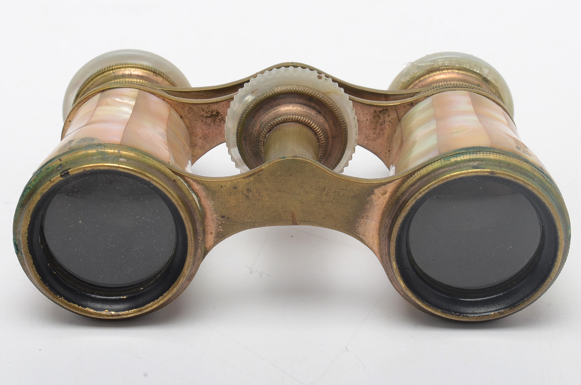 Antique Vendome Paris Opera Glasses with Leather Case