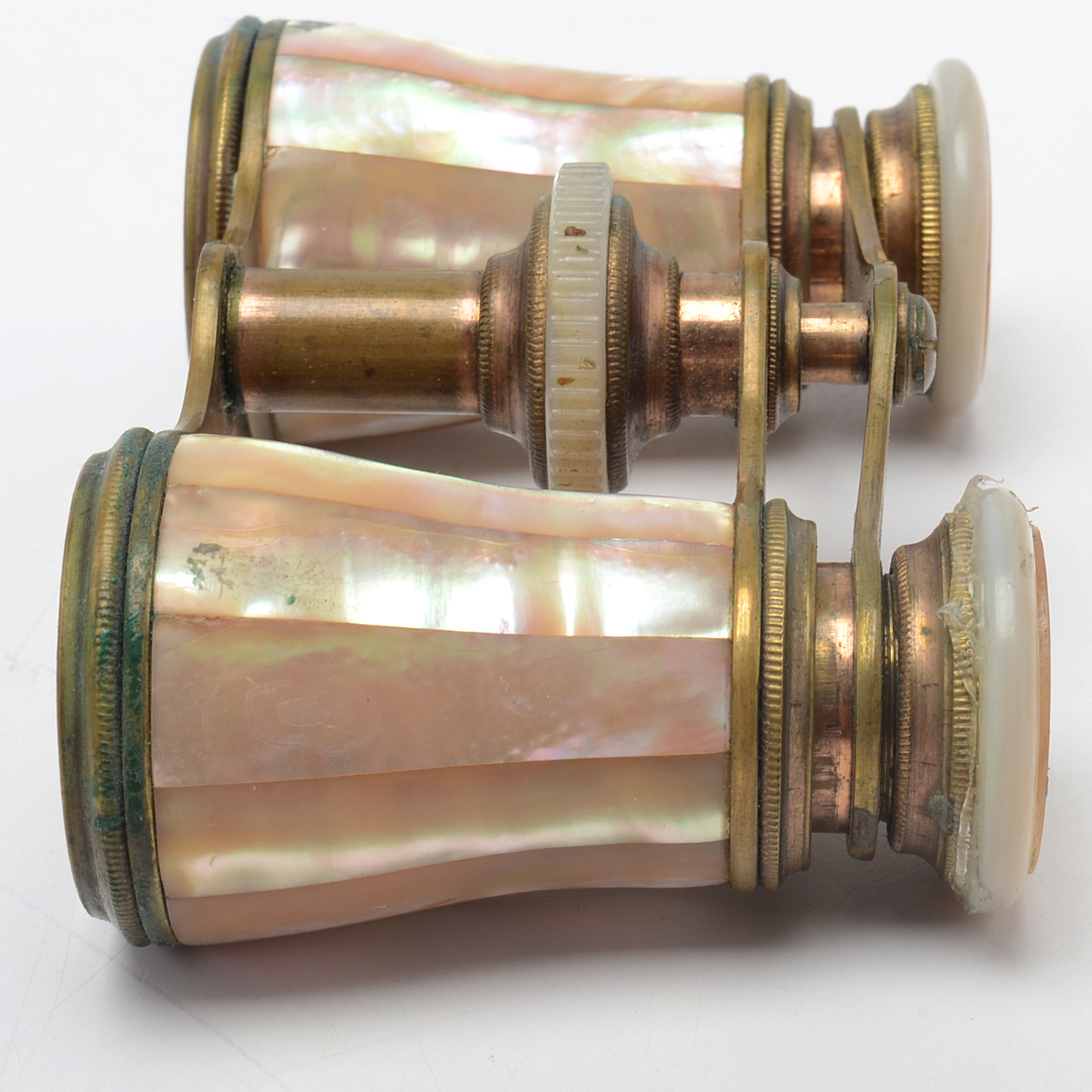 Antique Vendome Paris Opera Glasses with Leather Case