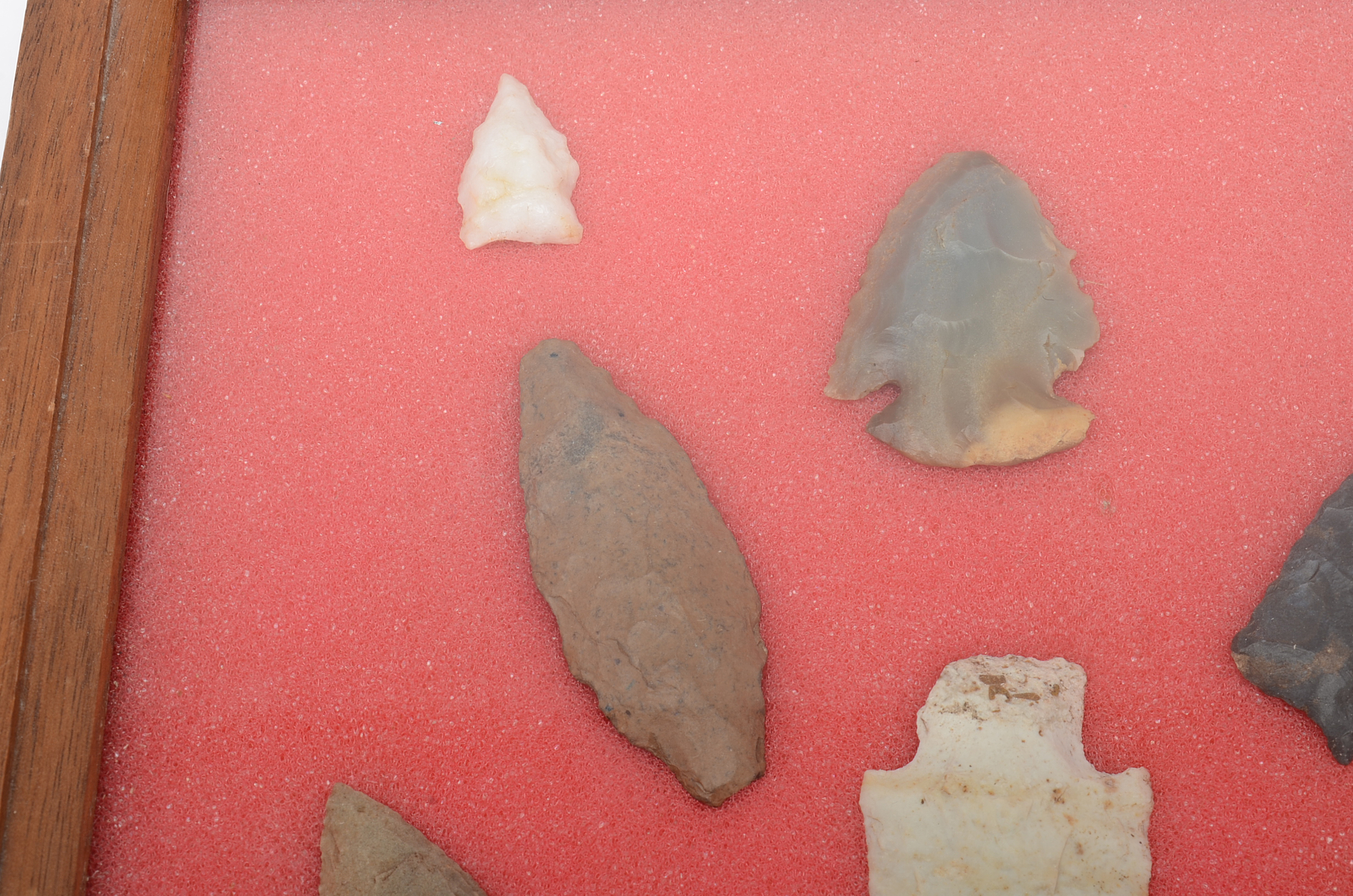 Collection of Native American Arrowheads