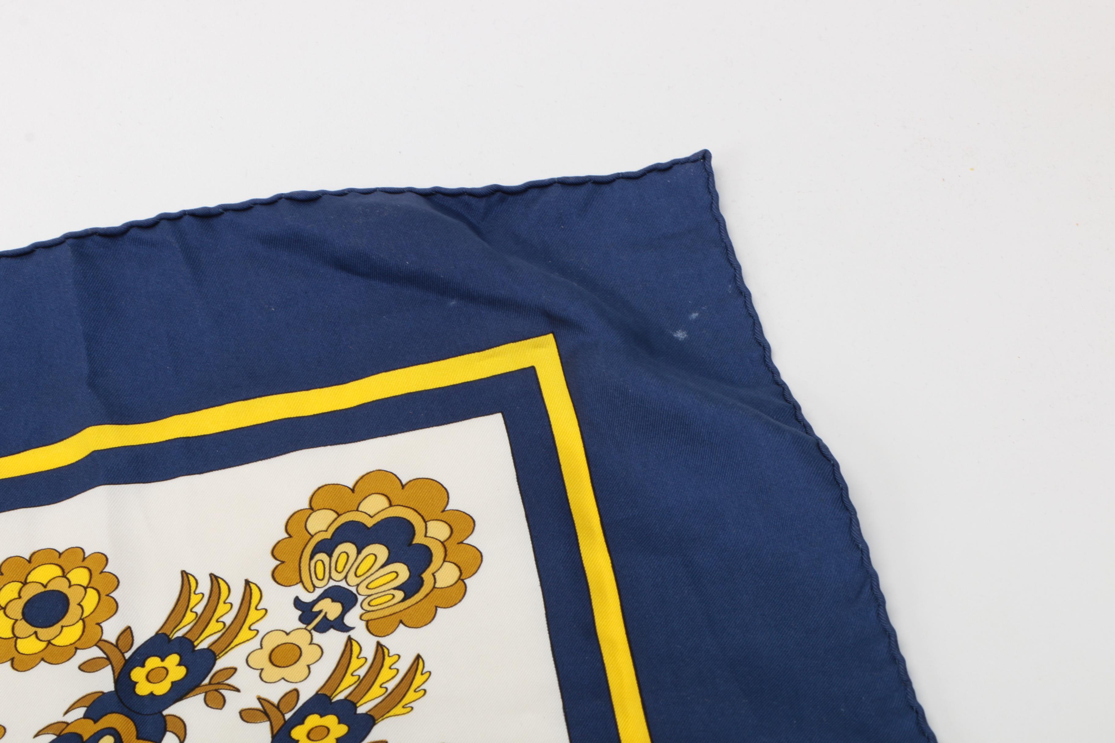 Hermès "Skyros" Silk Scarf