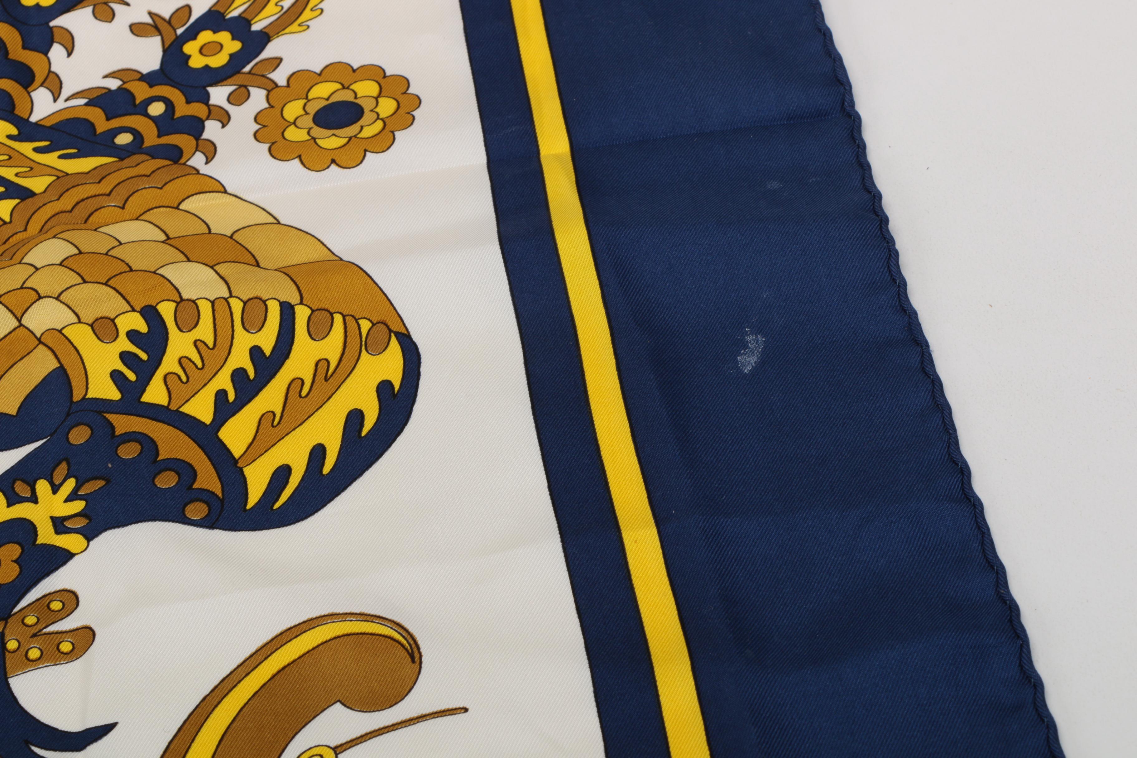 Hermès "Skyros" Silk Scarf