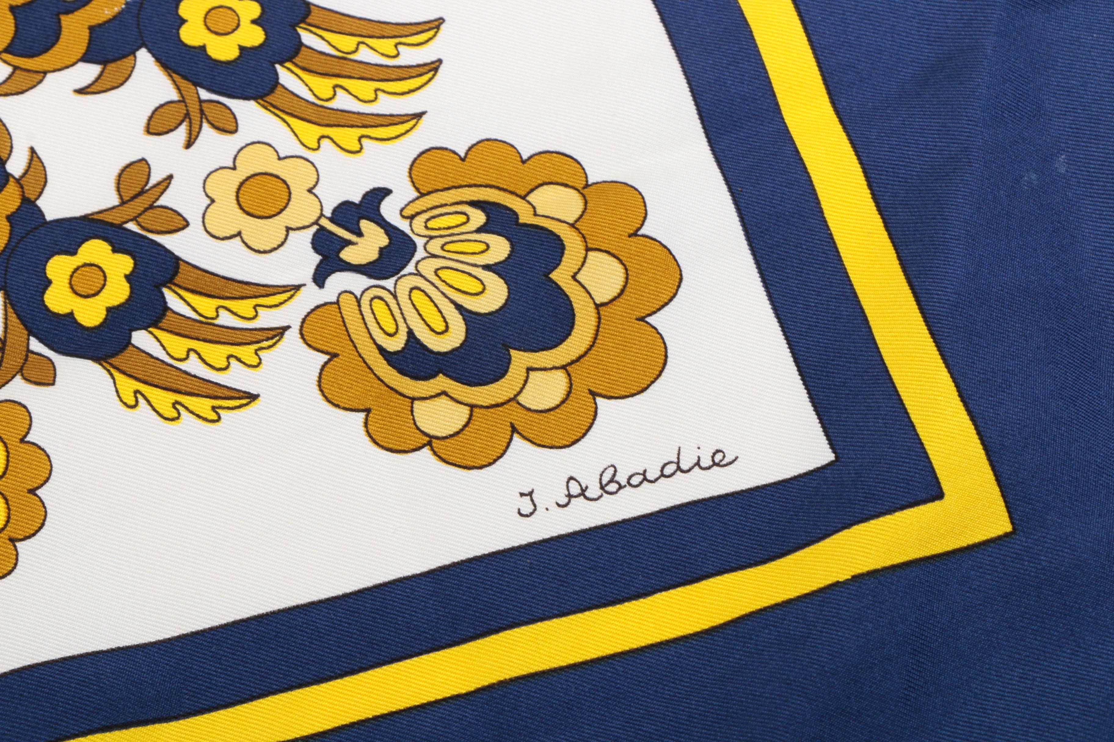 Hermès "Skyros" Silk Scarf