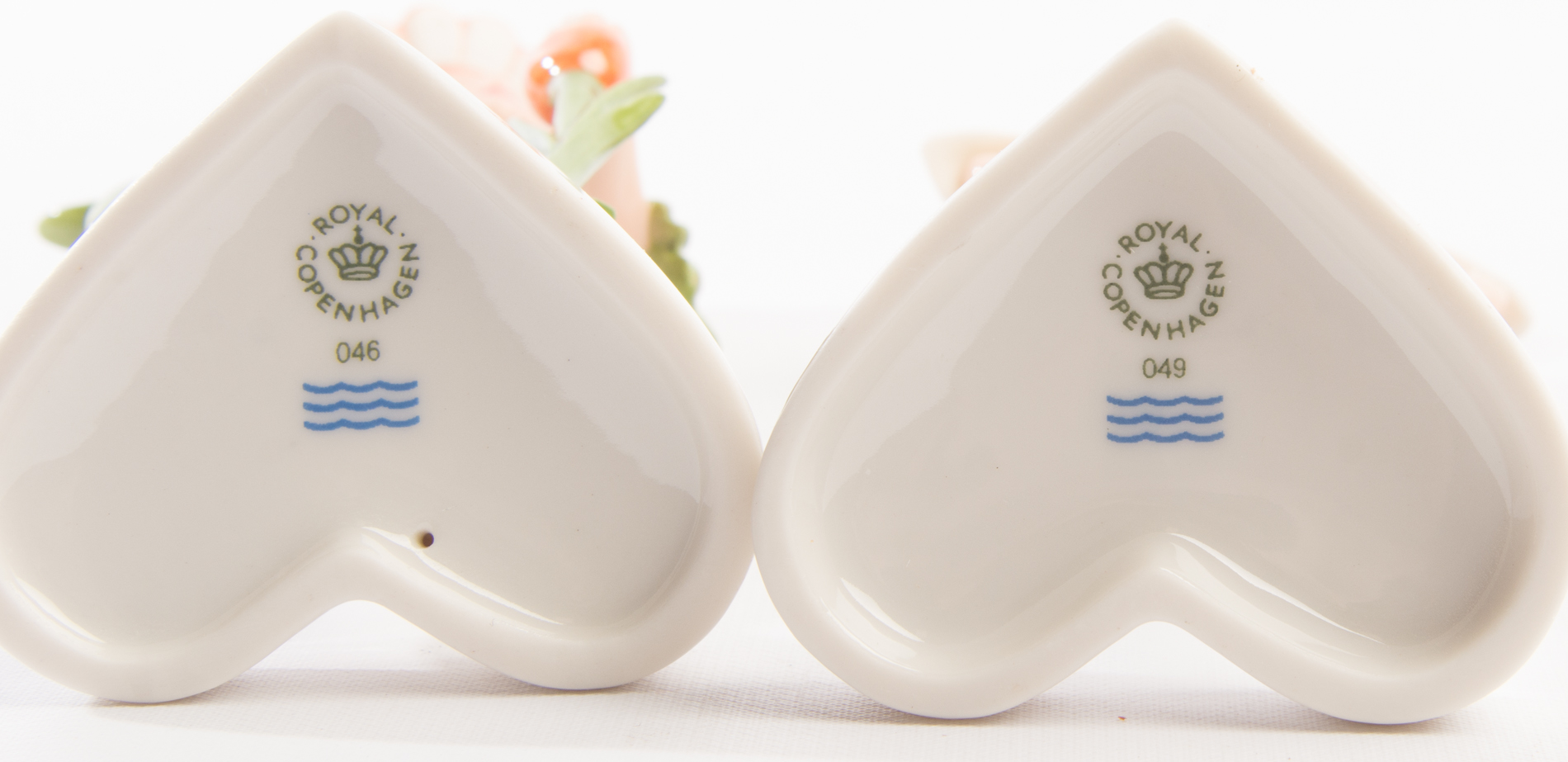 Royal Copenhagen Porcelain Figurine "Bumble Bee" and "Flower Boy"