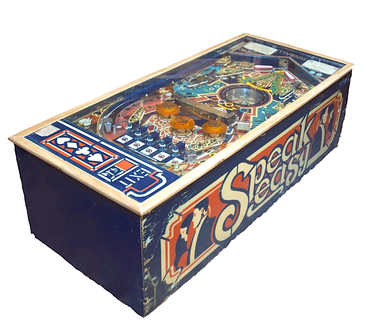 1982 Bally 'Speakeasy" Pinball Repurposed as Table