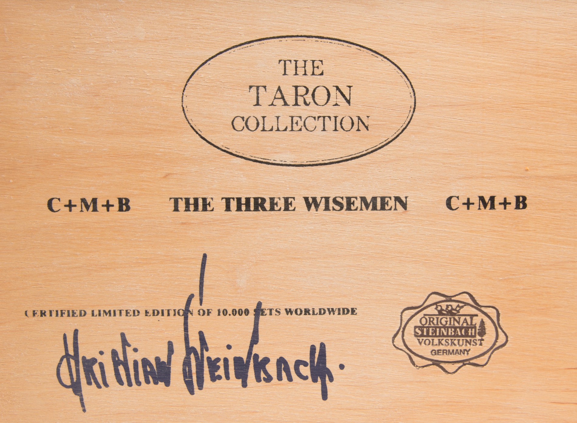 Christian Steinbach Signed Nutcrackers "The Three Wisemen"