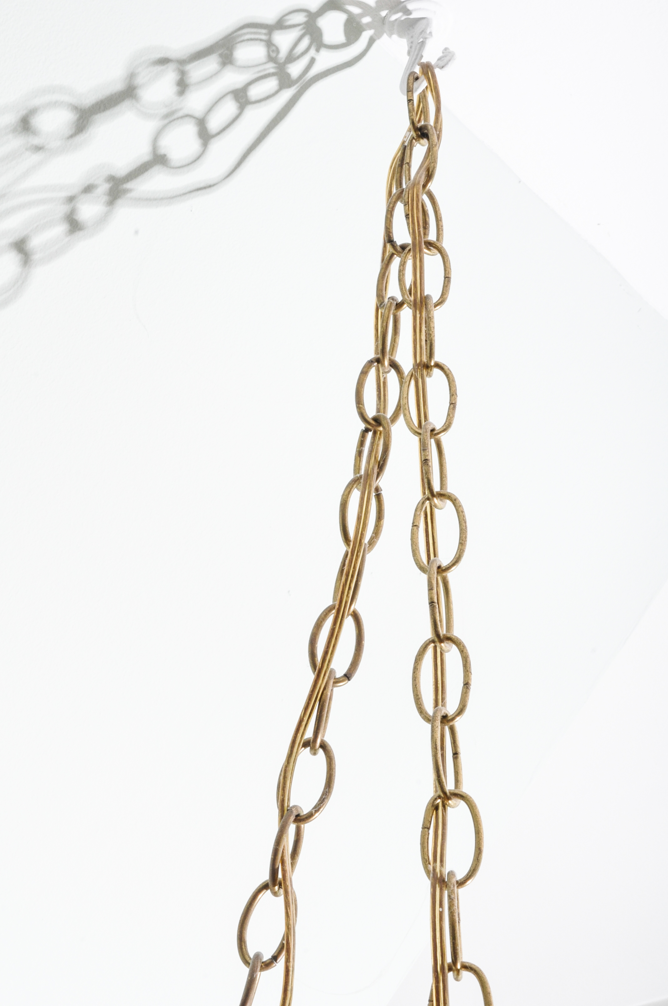 Vintage Tiffany-Style Pink Glass Pendant Lights