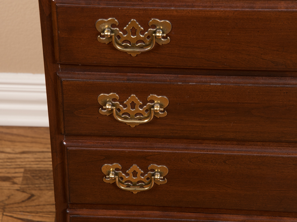 Vintage Chippendale Style Four Drawer Chest