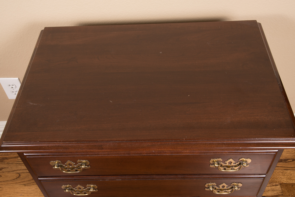 Vintage Chippendale Style Four Drawer Chest