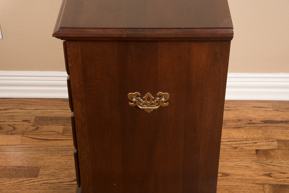 Vintage Chippendale Style Four Drawer Chest