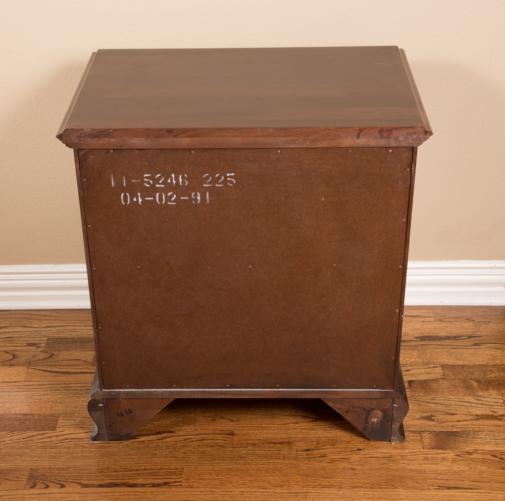 Vintage Chippendale Style Four Drawer Chest