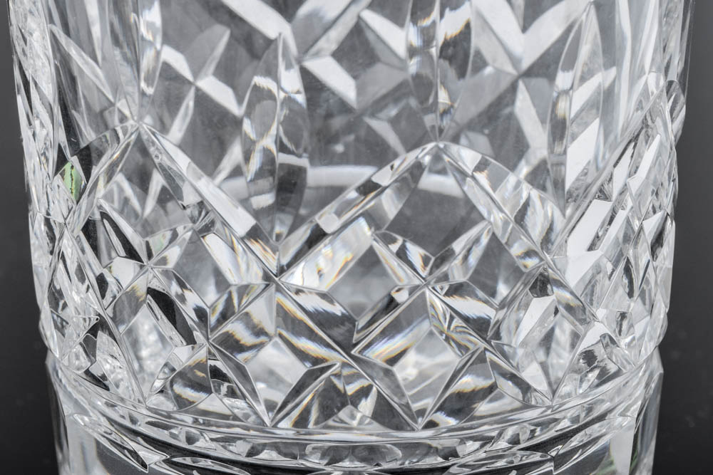 Waterford Crystal "Lismore" Old Fashioned and Double Old Fashioned Glasses