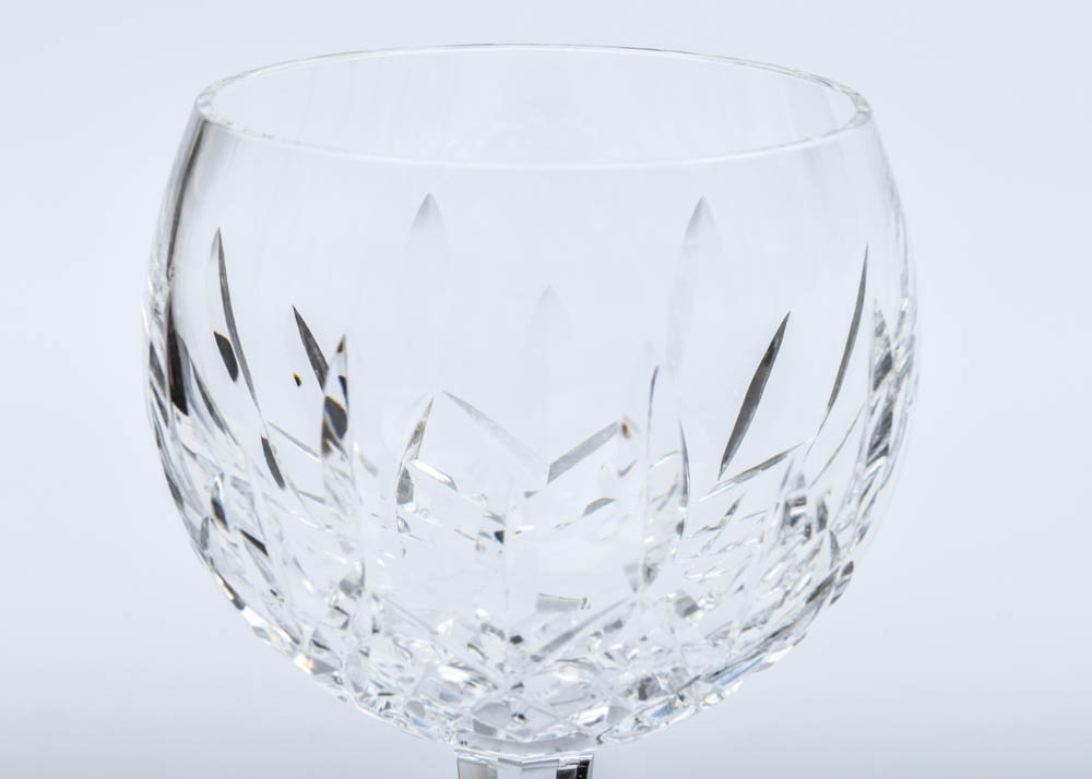 Waterford Crystal "Lismore" Balloon Wine Glasses