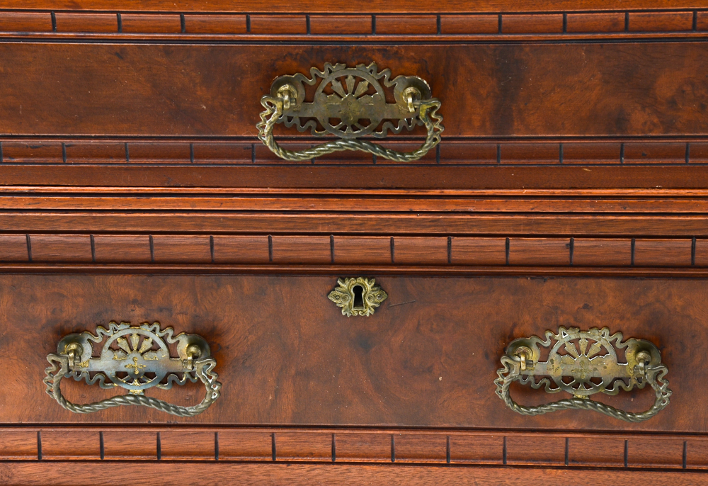 Antique Victorian Marble Top Buffet