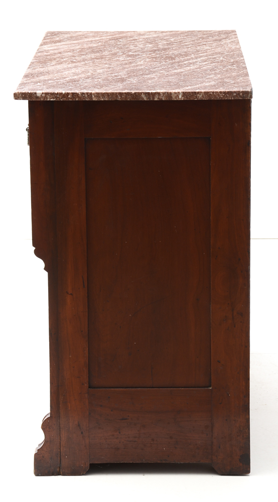 Antique Victorian Marble Top Buffet