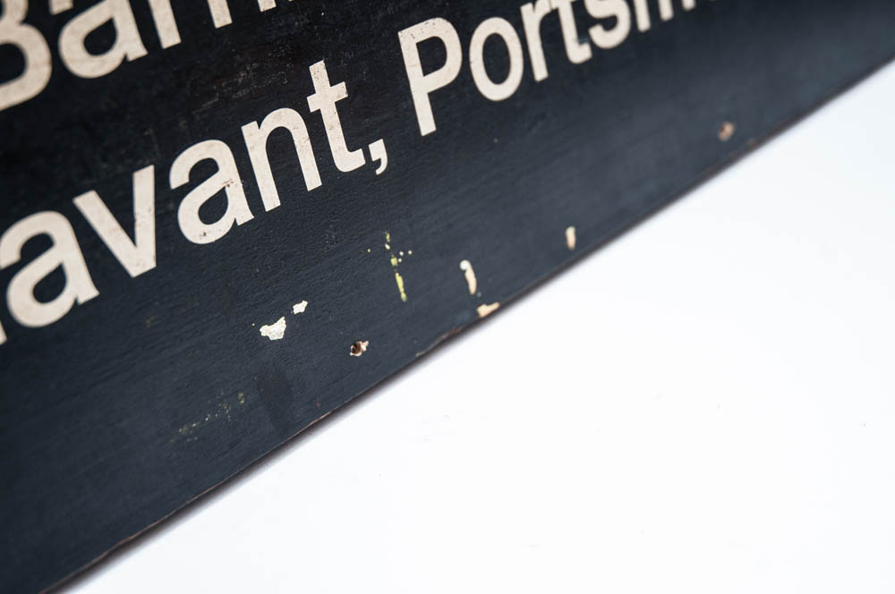 United Kingdom Train Station Sign & Large Classic Wall Clock