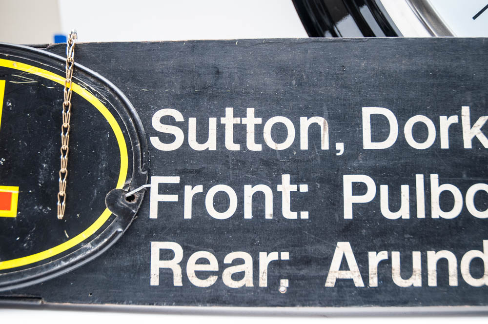 United Kingdom Train Station Sign & Large Classic Wall Clock