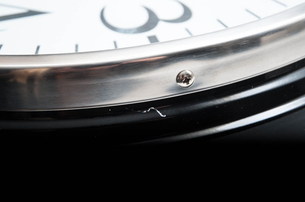 United Kingdom Train Station Sign & Large Classic Wall Clock