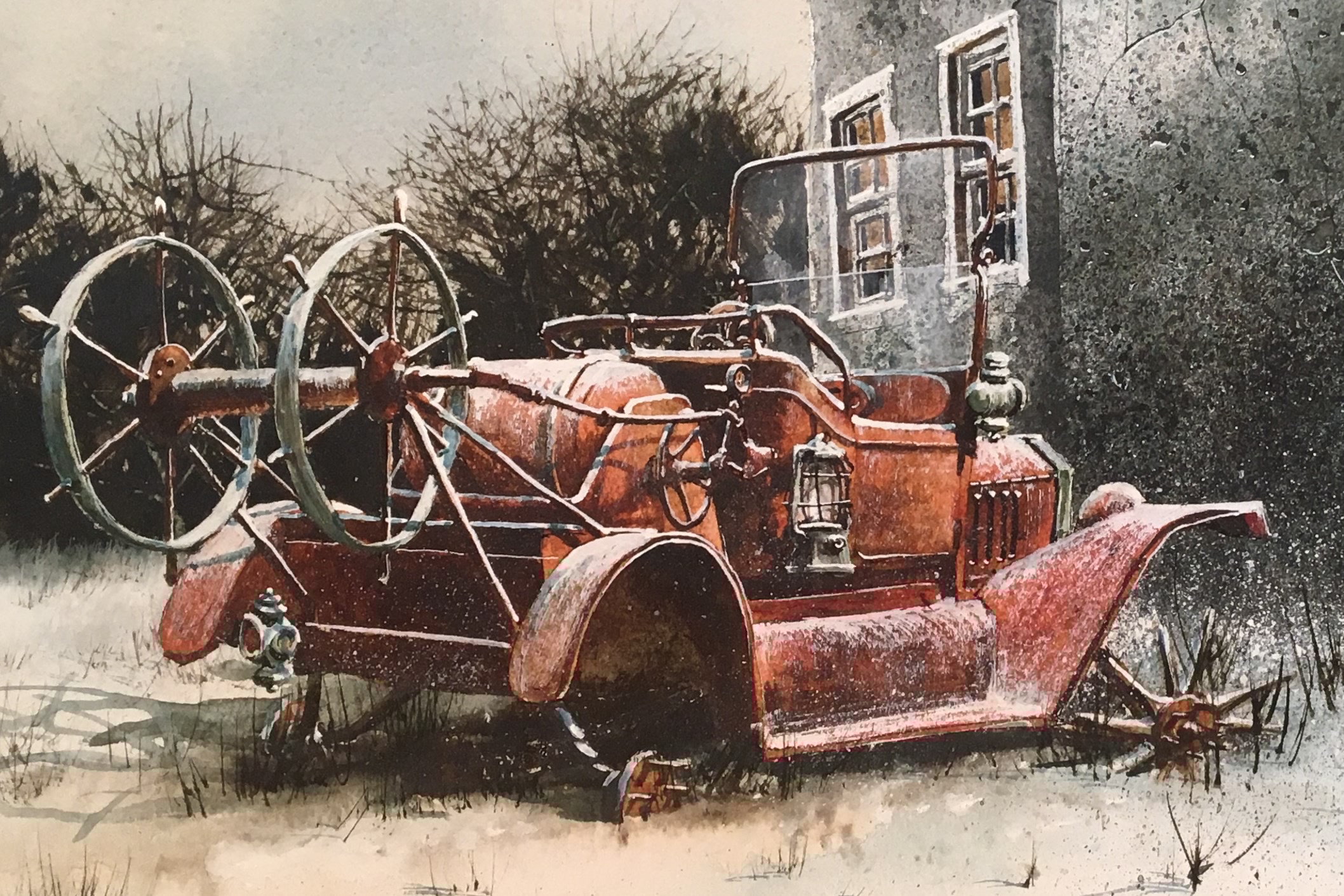 The Old Fire Truck by Kurt Roesch, 1960's