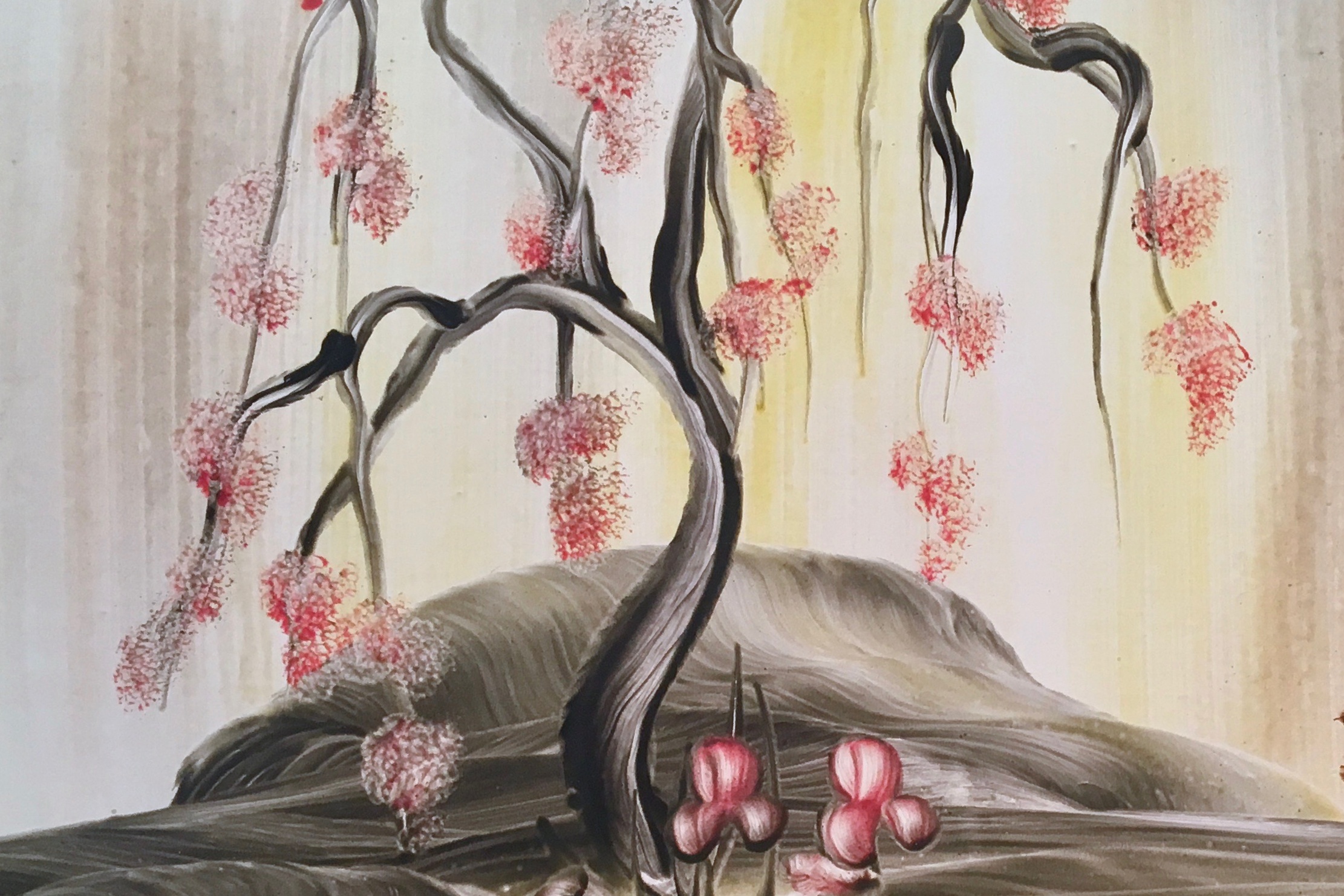 Japanese Garden by Genevieve Matucha, 1940's