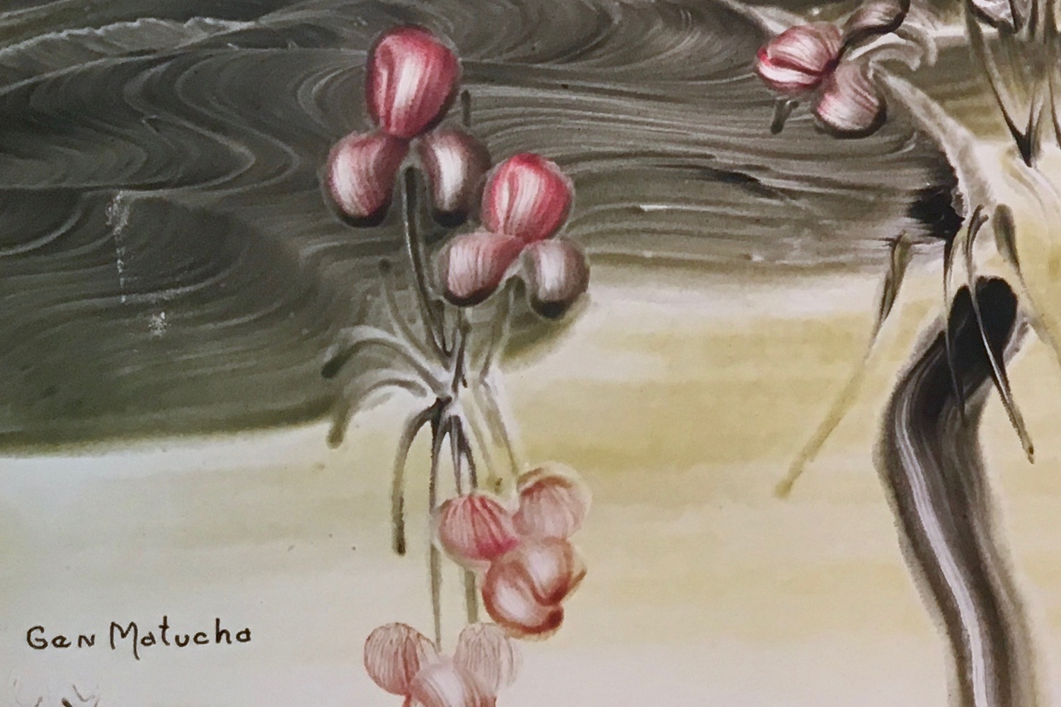 Japanese Garden by Genevieve Matucha, 1940's