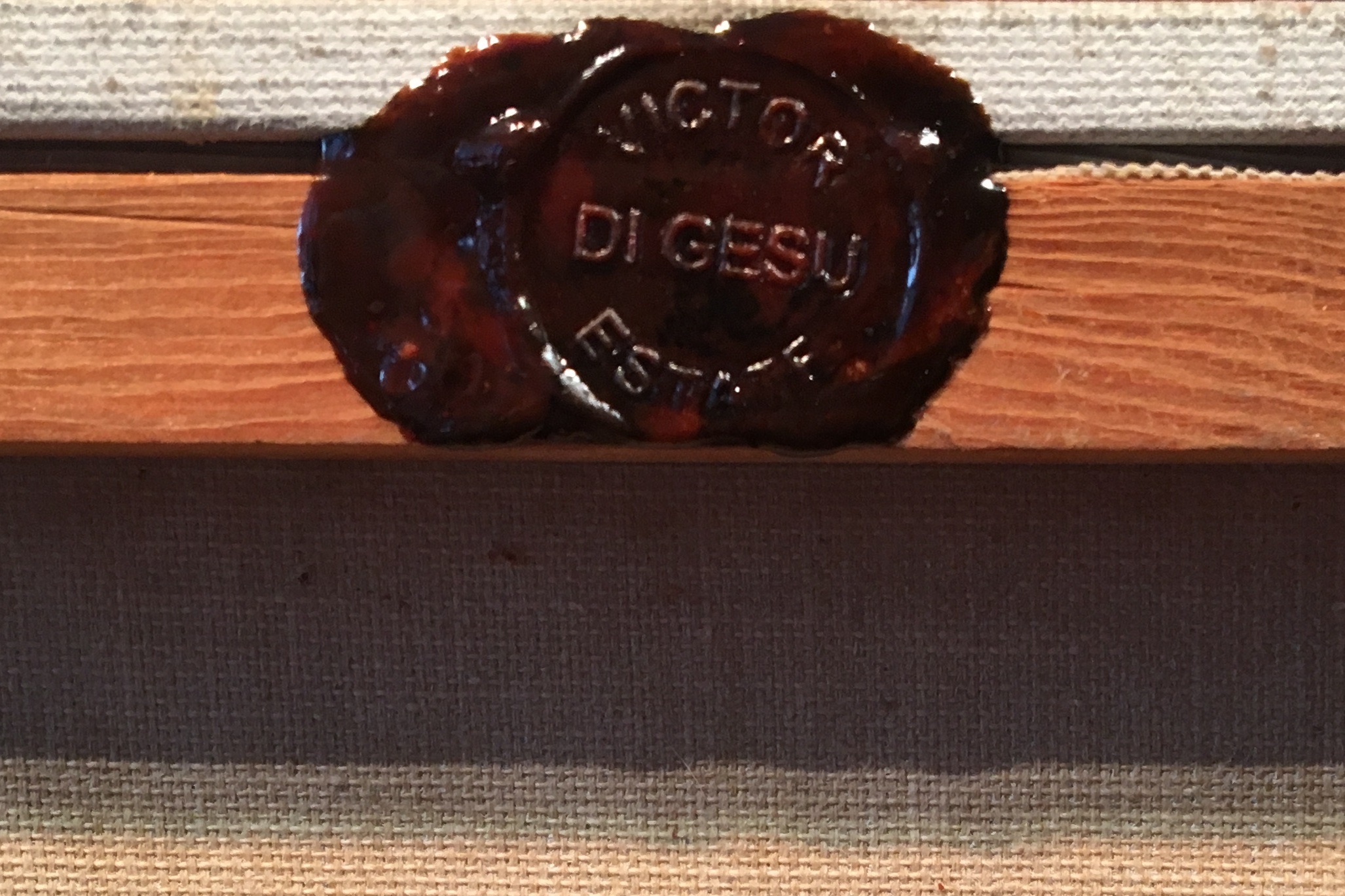 Carmel Beach Scene by Victor di Gesu, 1950's