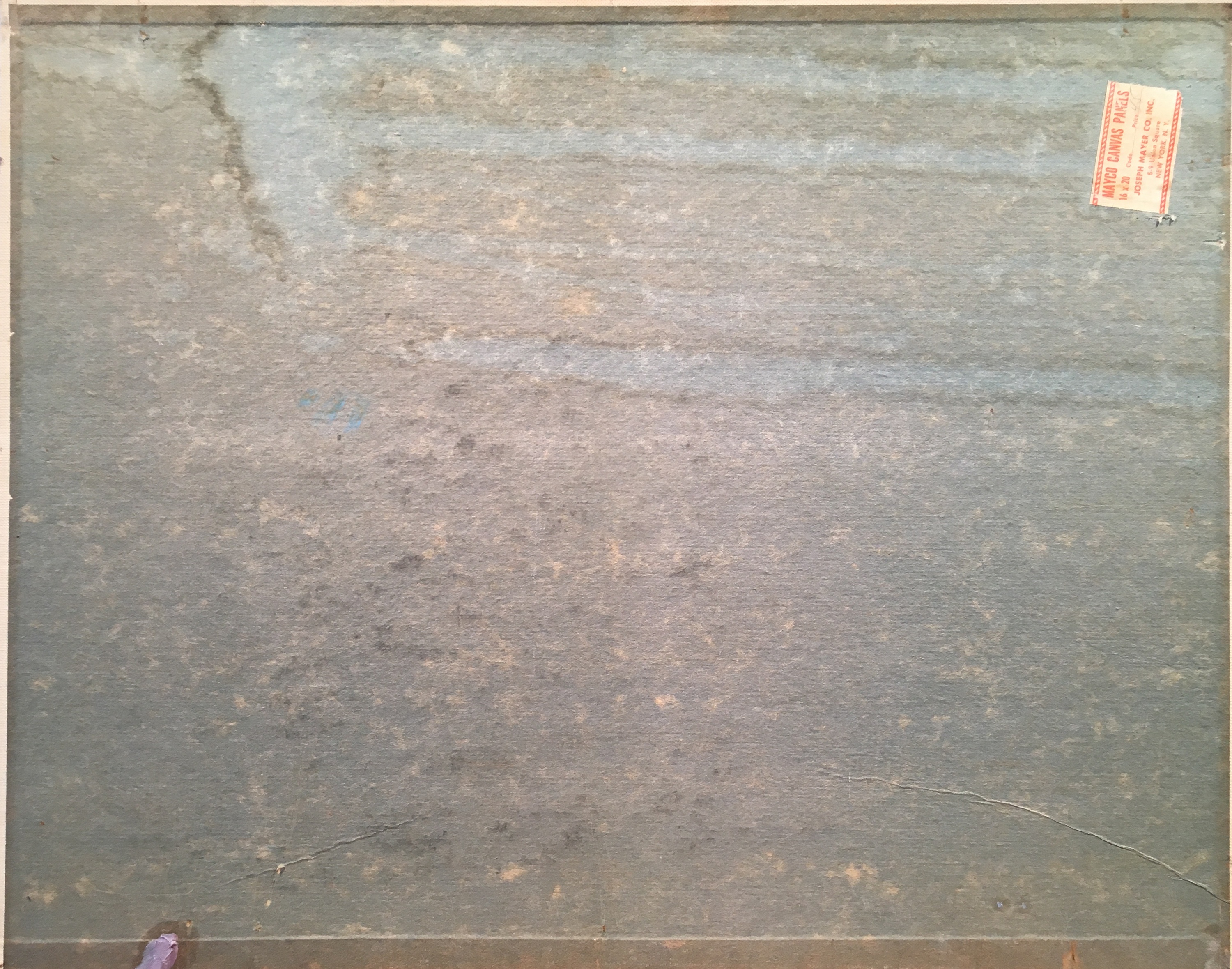 Autumn River Landscape by Galen Ray, 1940's