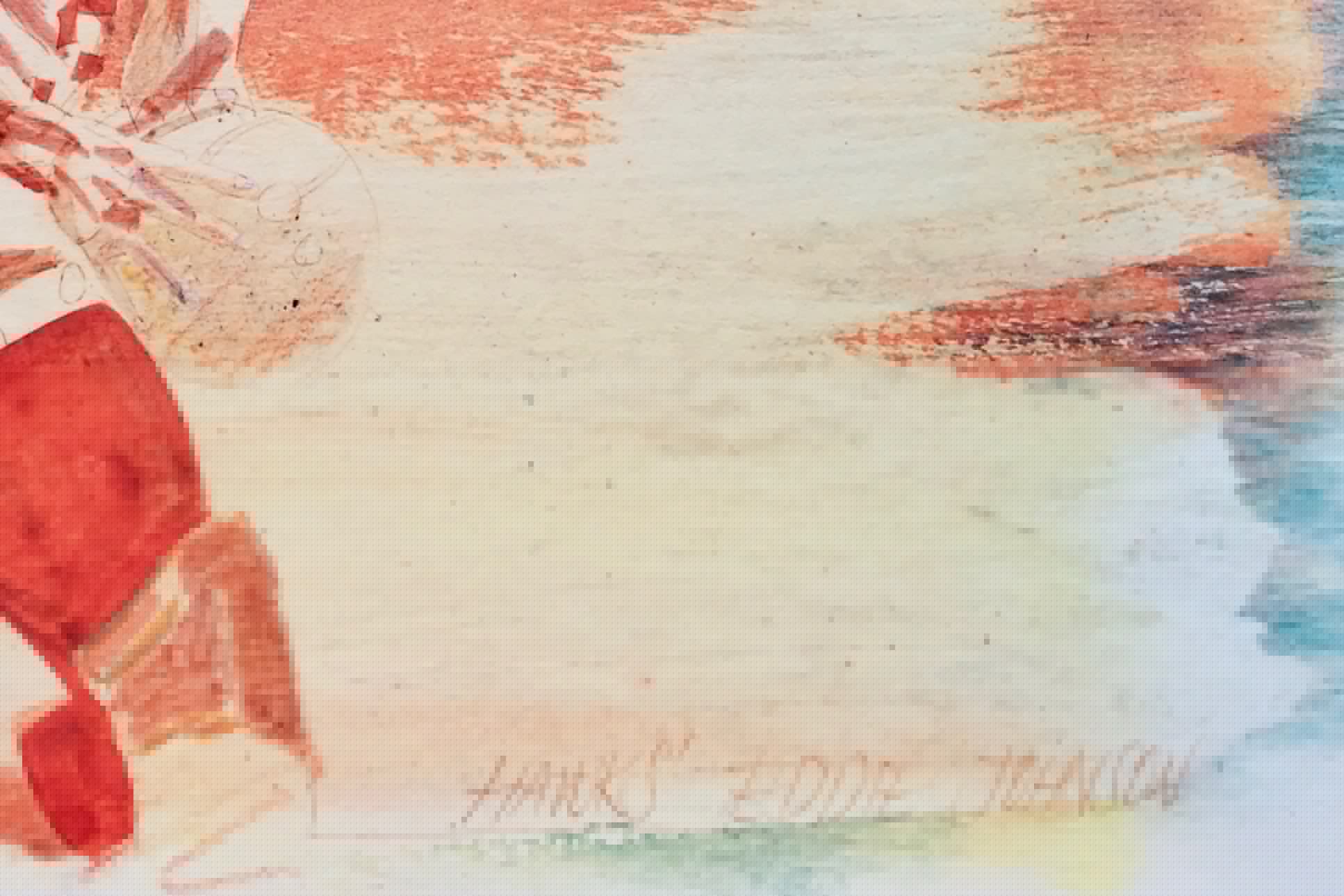 The Hawk's Eddie Johnson by Warren Lamm, 1970's