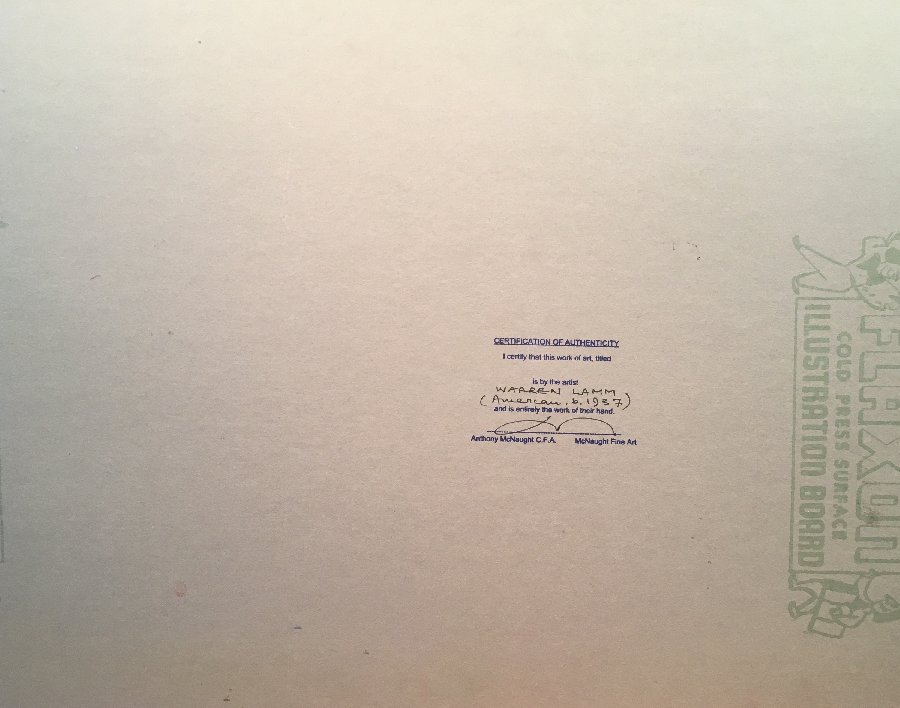 The Hawk's Eddie Johnson by Warren Lamm, 1970's