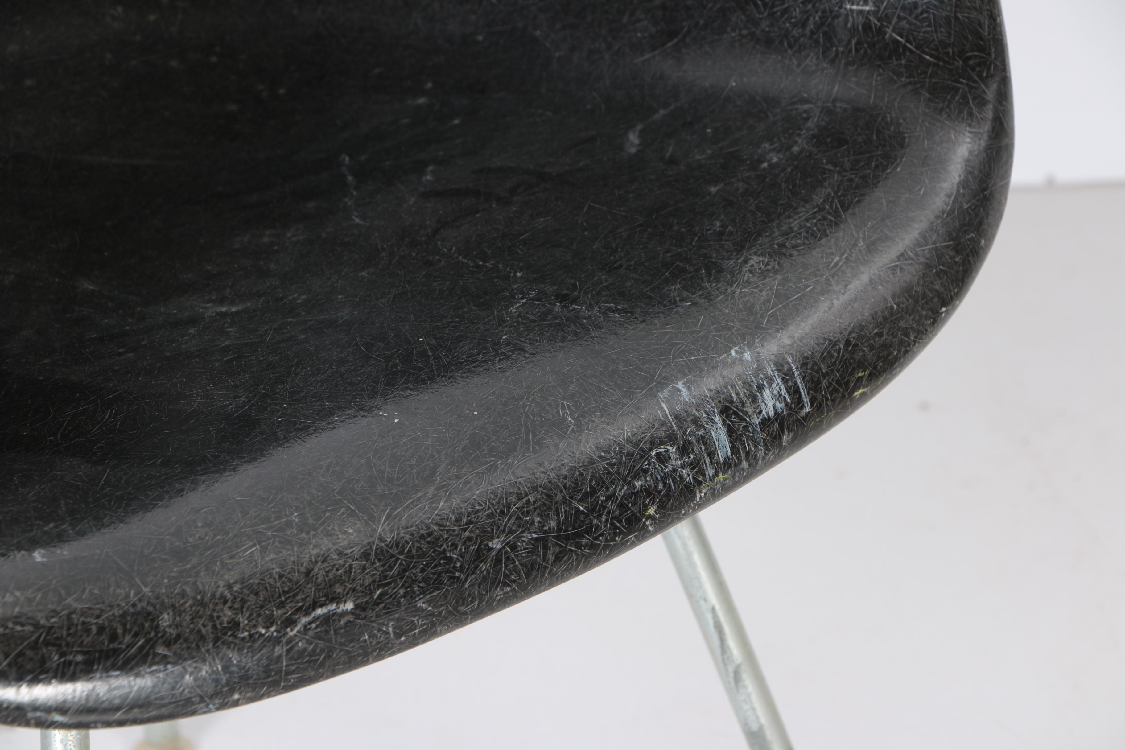 Vintage Herman Miller Molded Fiberglass Chair, Circa 1960s