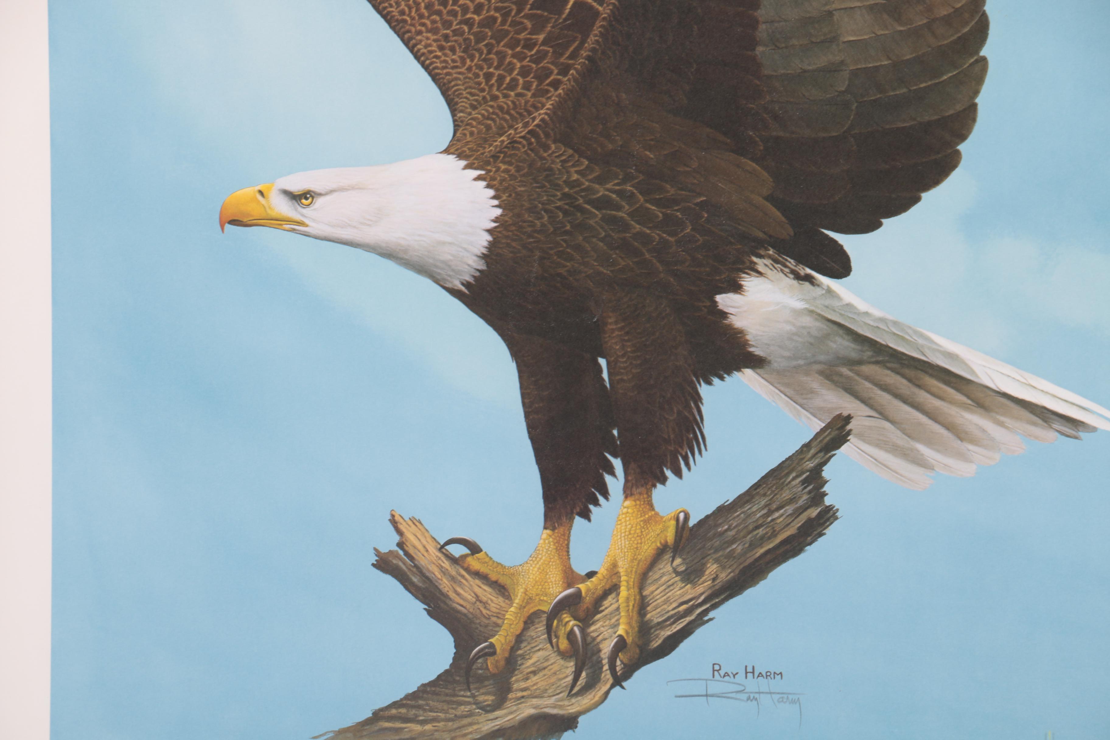 Ray Harm Reproduction Print on Paper "American Eagle"